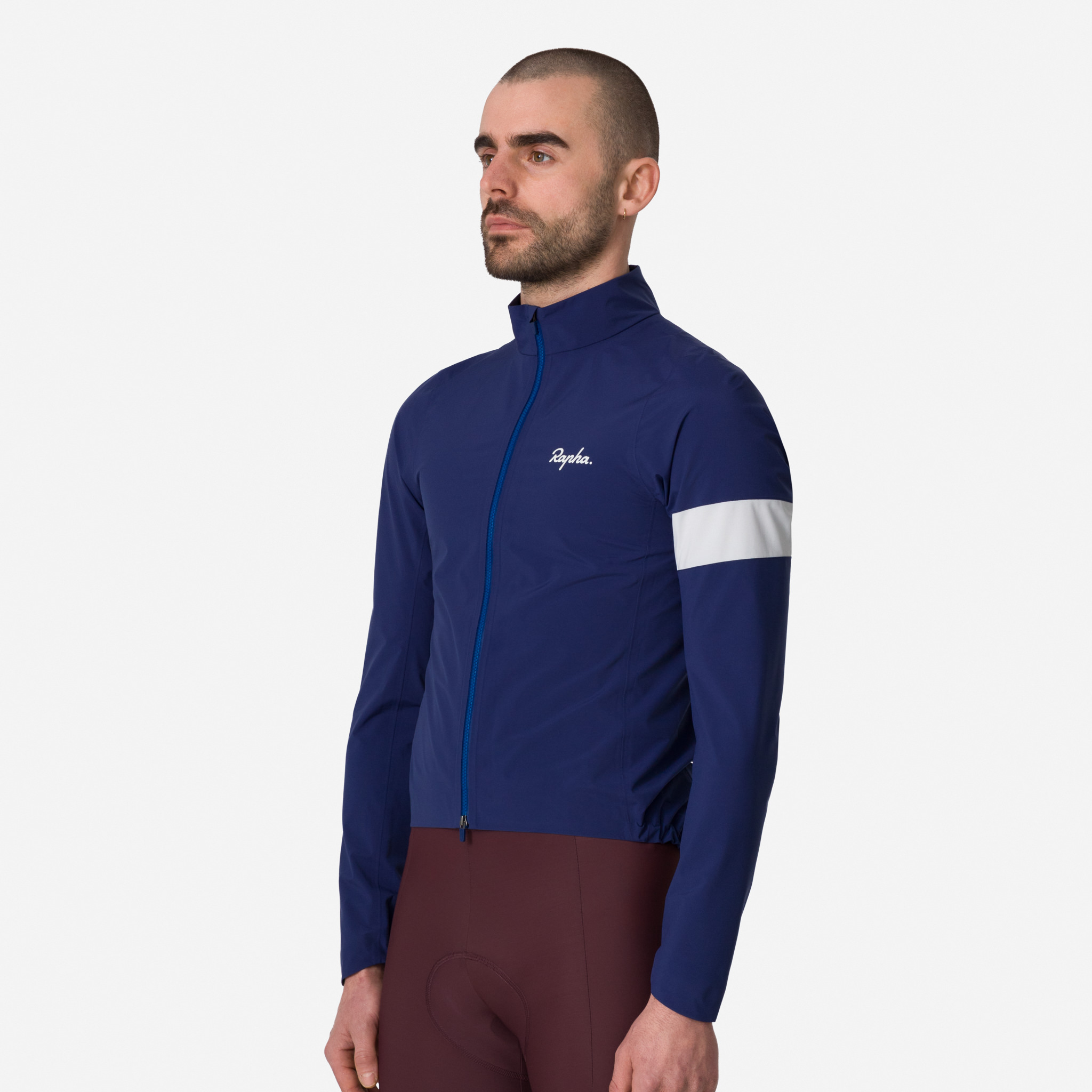 ウェア Rapha Rain Jacket / Small / Navy NAVWHI.jpg