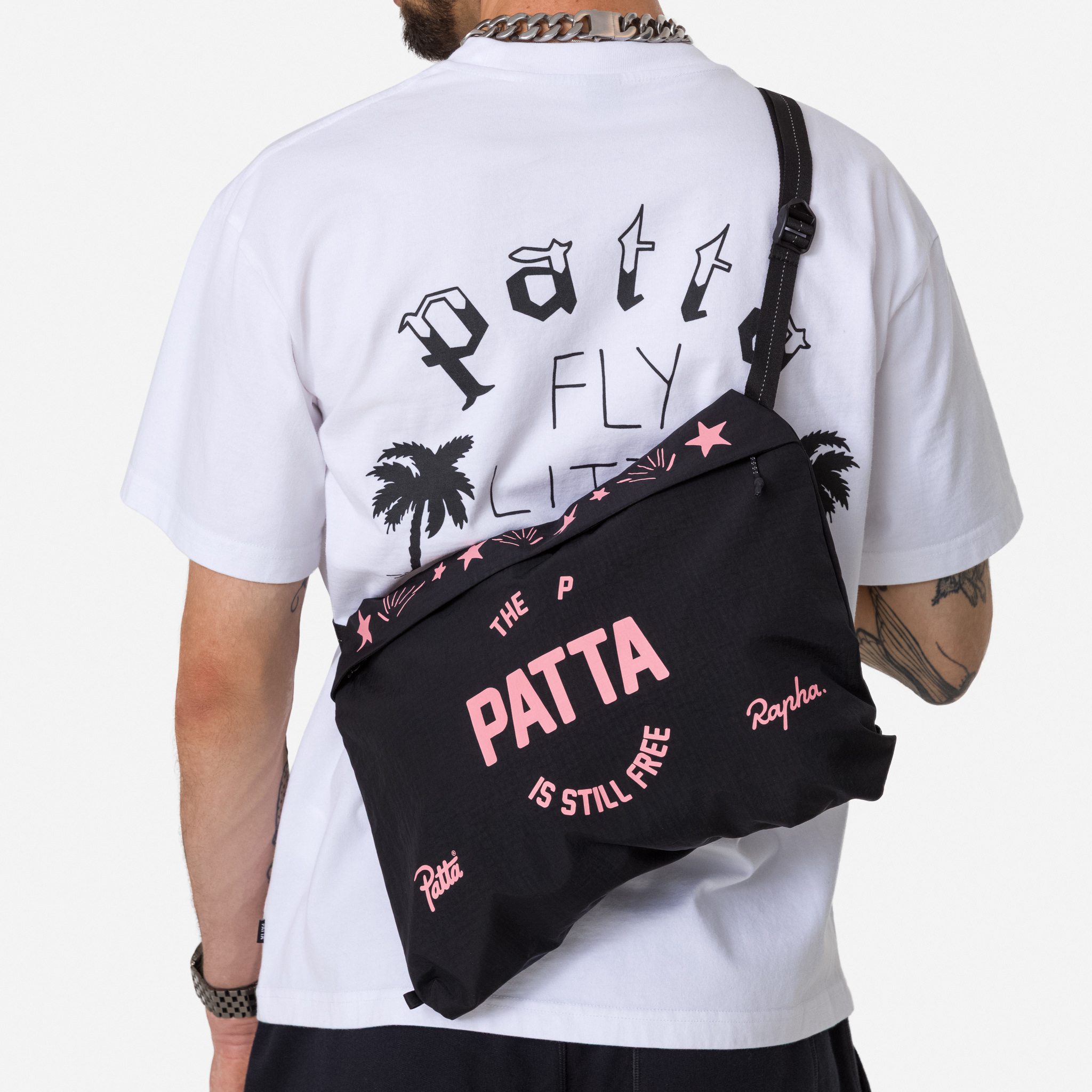Patta x Rapha Tech Musette (Black/Pink) – Patta US