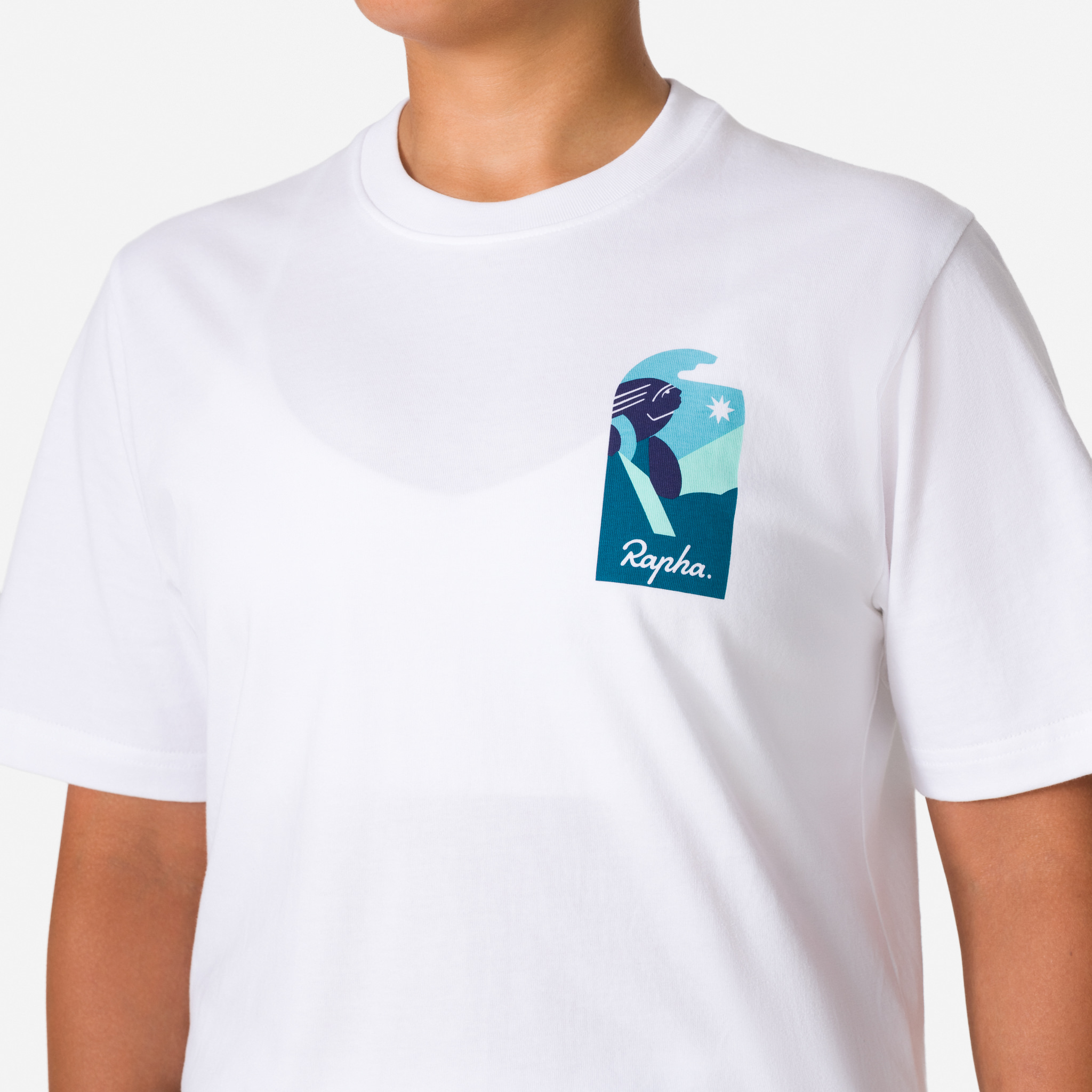 rapha W100 Tシャツ&ビブ W100 - Unisex Cotton T-Shirt - Kelly Anna