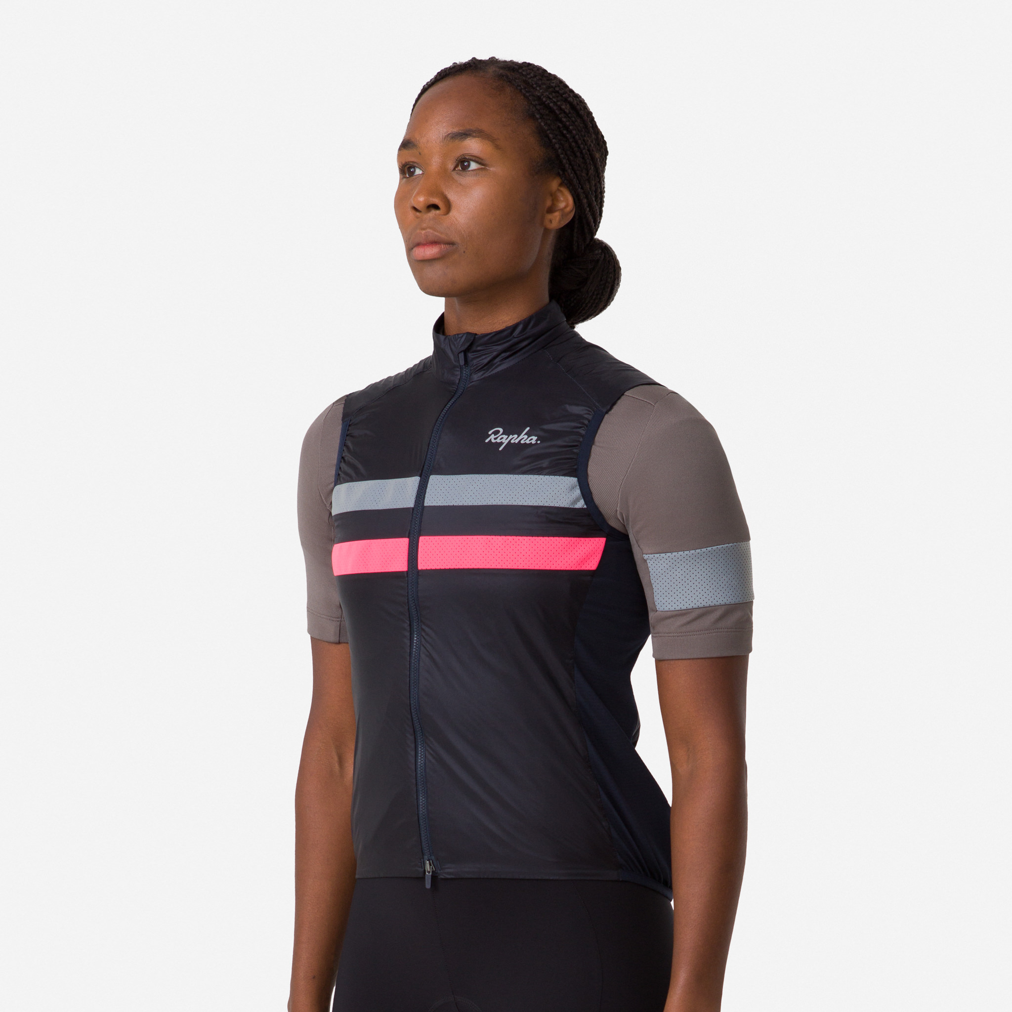 【jeys2000 】Rapha Hardshell レディースビブ Women's Brevet Insulated Gilet | Rapha