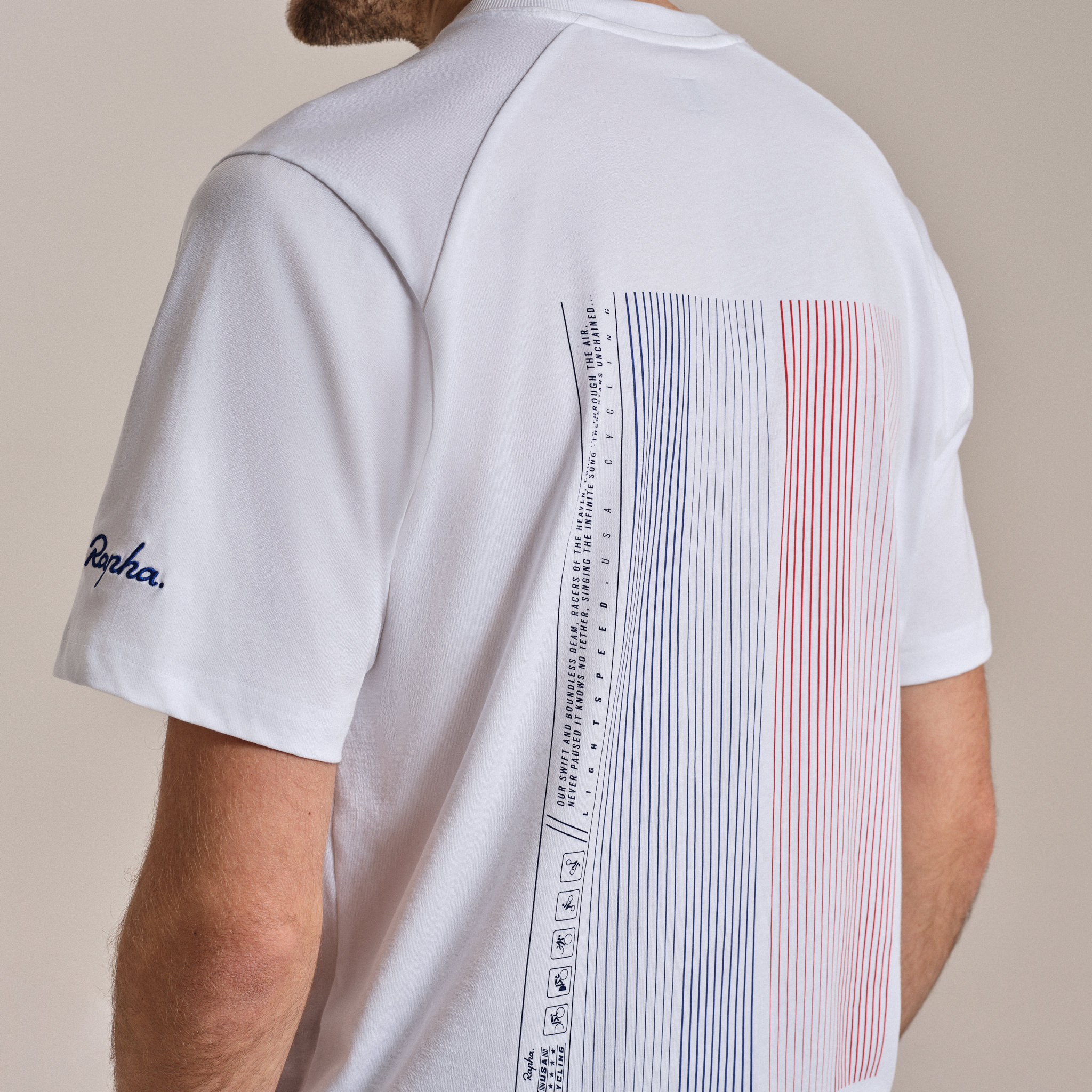 USA Men's Short Sleeve Cotton T-Shirt | Rapha