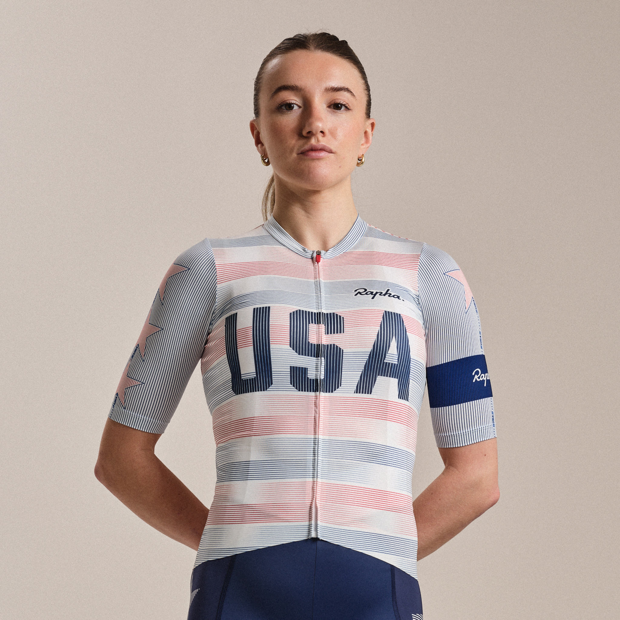 Rapha プロチーム ROULEUR ジャージ XS USA ウィメンズ プロチーム Rouleur ジャージ | Rapha