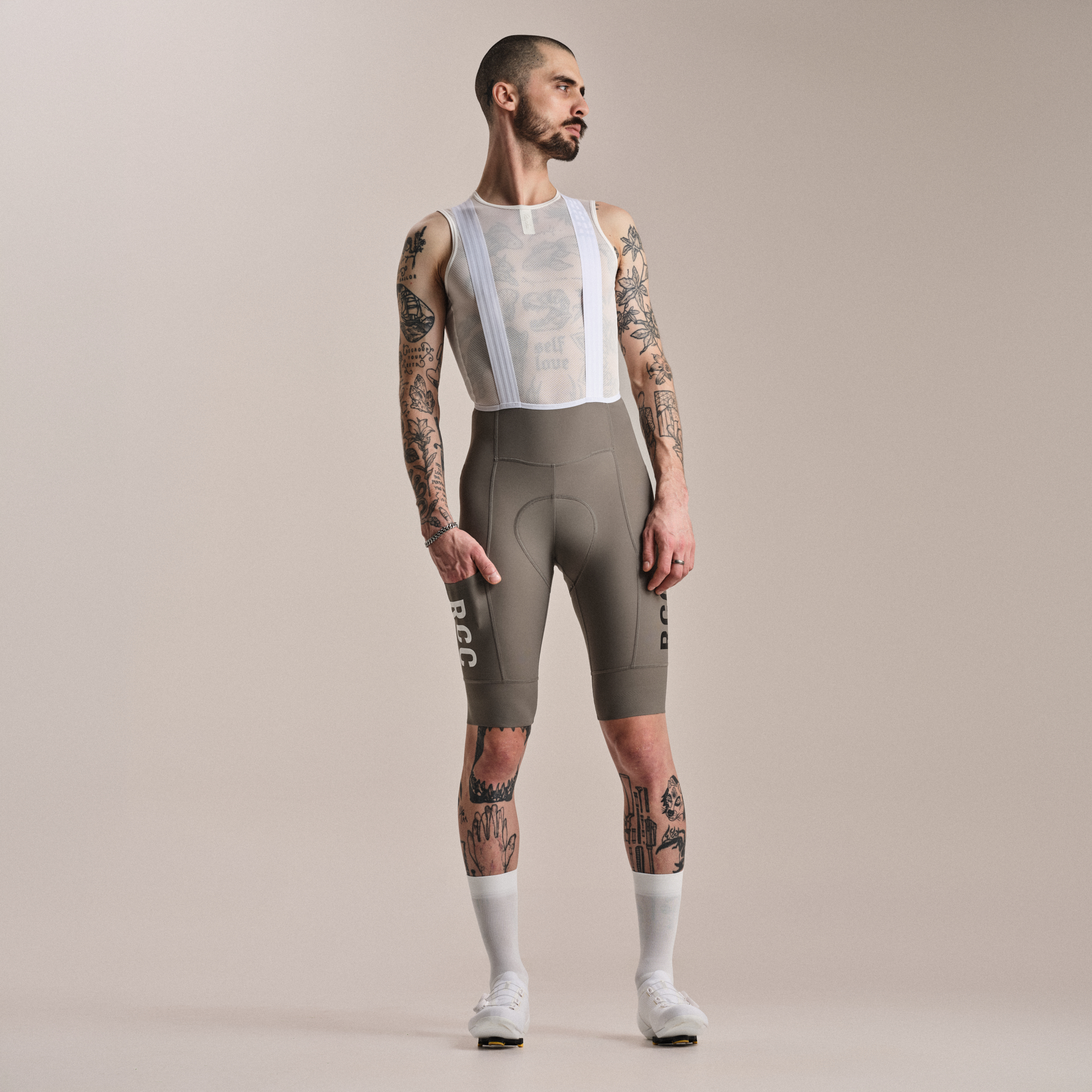 メンズ RCC プロチーム カーゴ ビブショーツ - ロング | Rapha