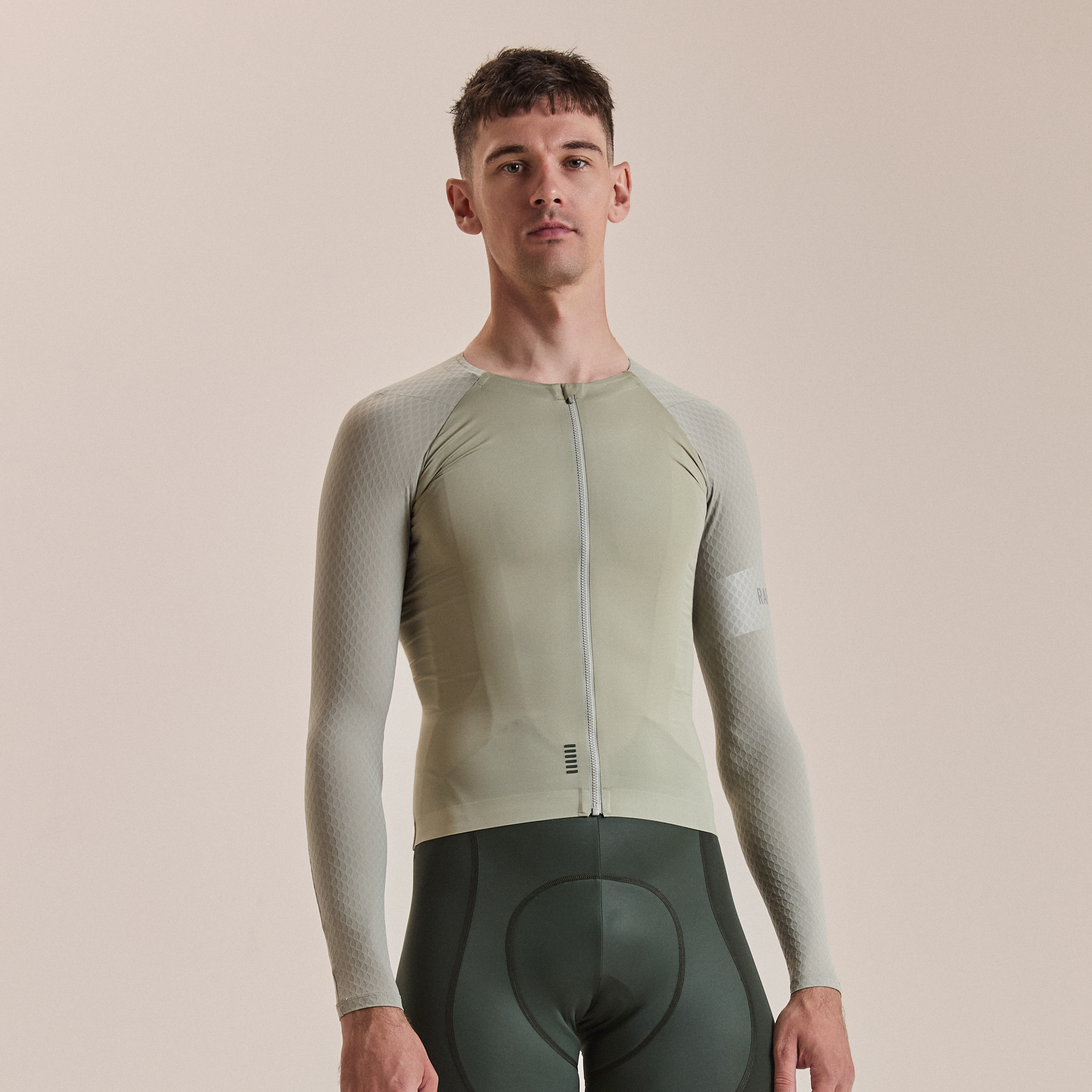 Rapha - Men's Pro Team Long Sleeve Aero Cycling Jersey - Green - Small | Bundle & save up to 20%, FREE delivery over £125 & member benefits..