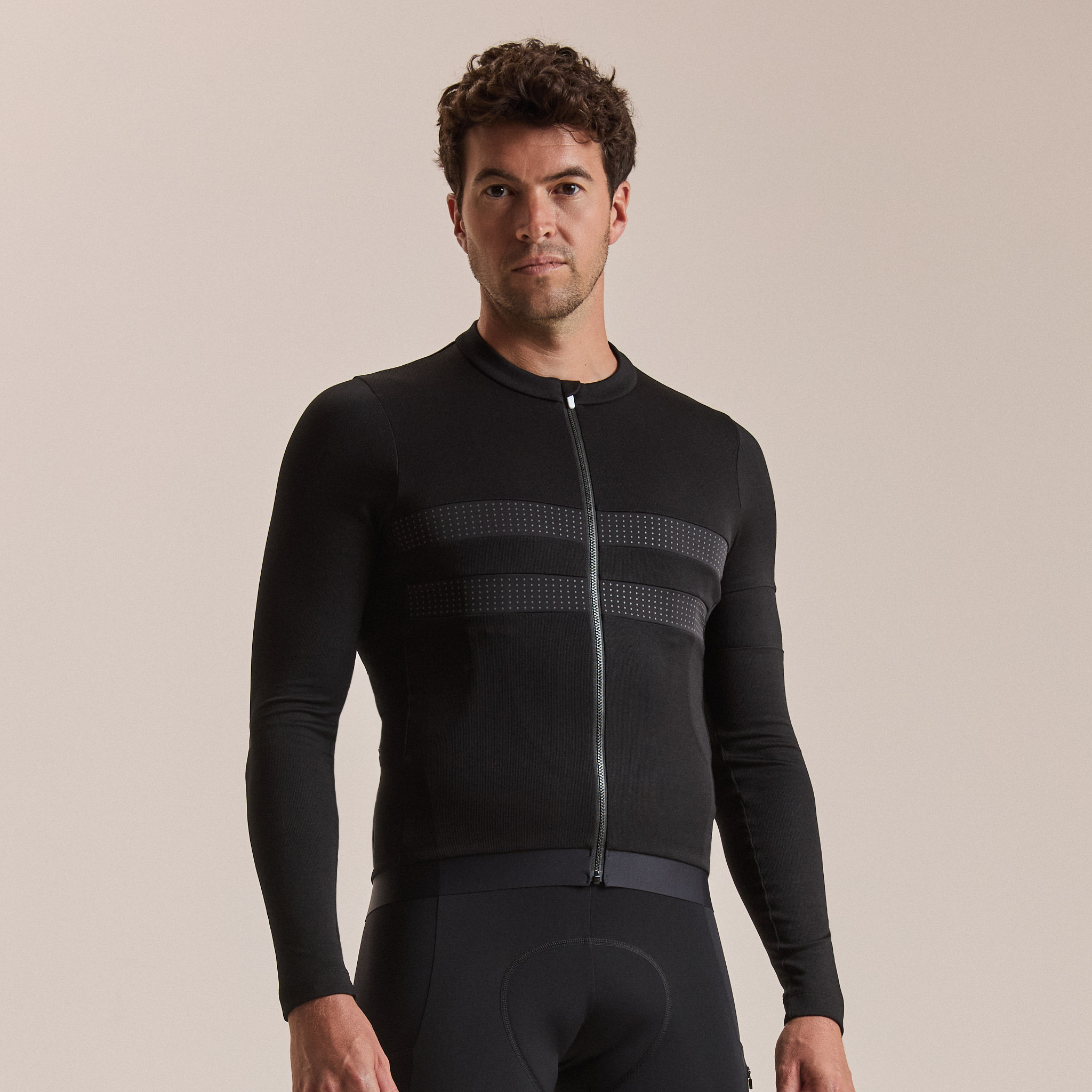 Rapha - Men's Brevet Long Sleeve Merino Cycling Jersey III - Black - Small | Bundle & save up to 20%, FREE delivery over £125 & member benefits..