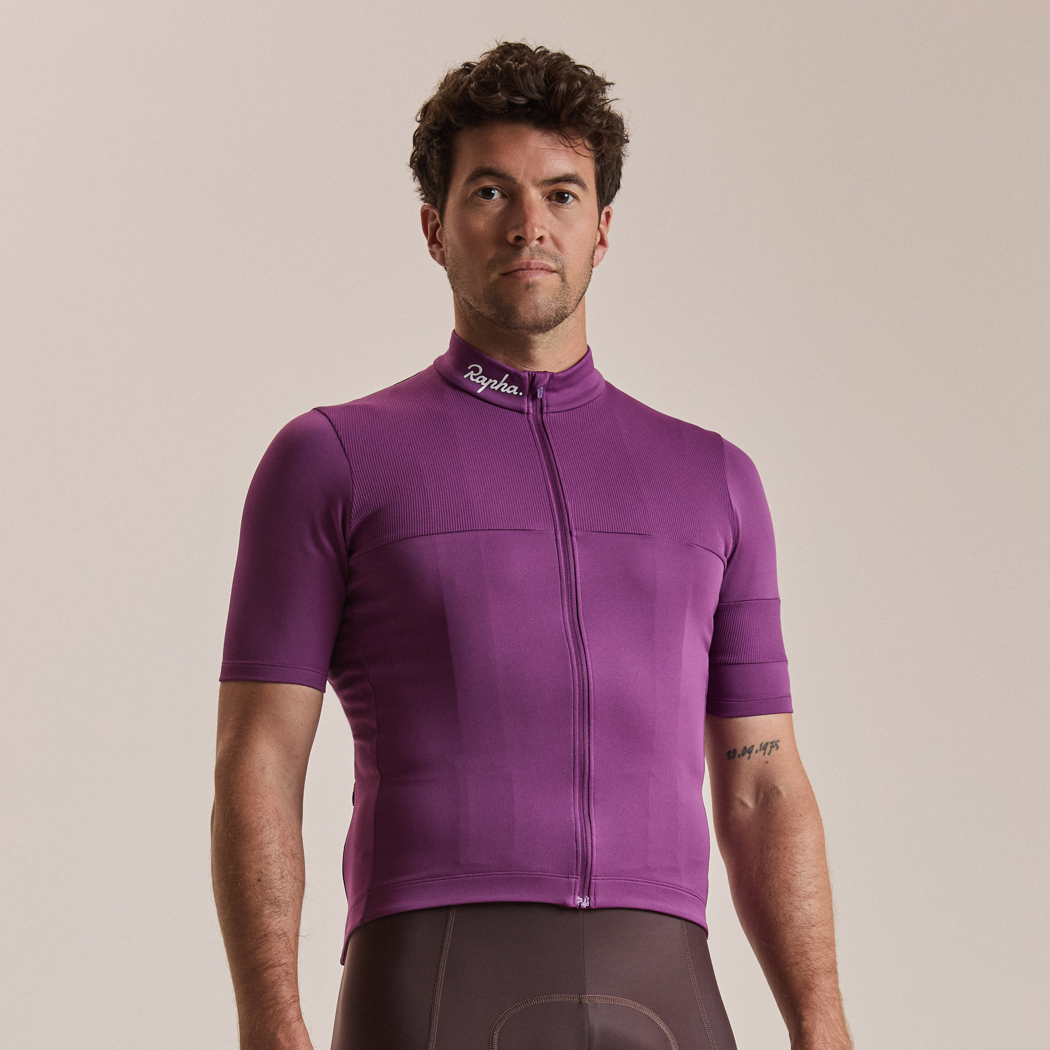 Rapha ビブタイツ パープル サイズS Men's Brevet Element Jersey | Rapha