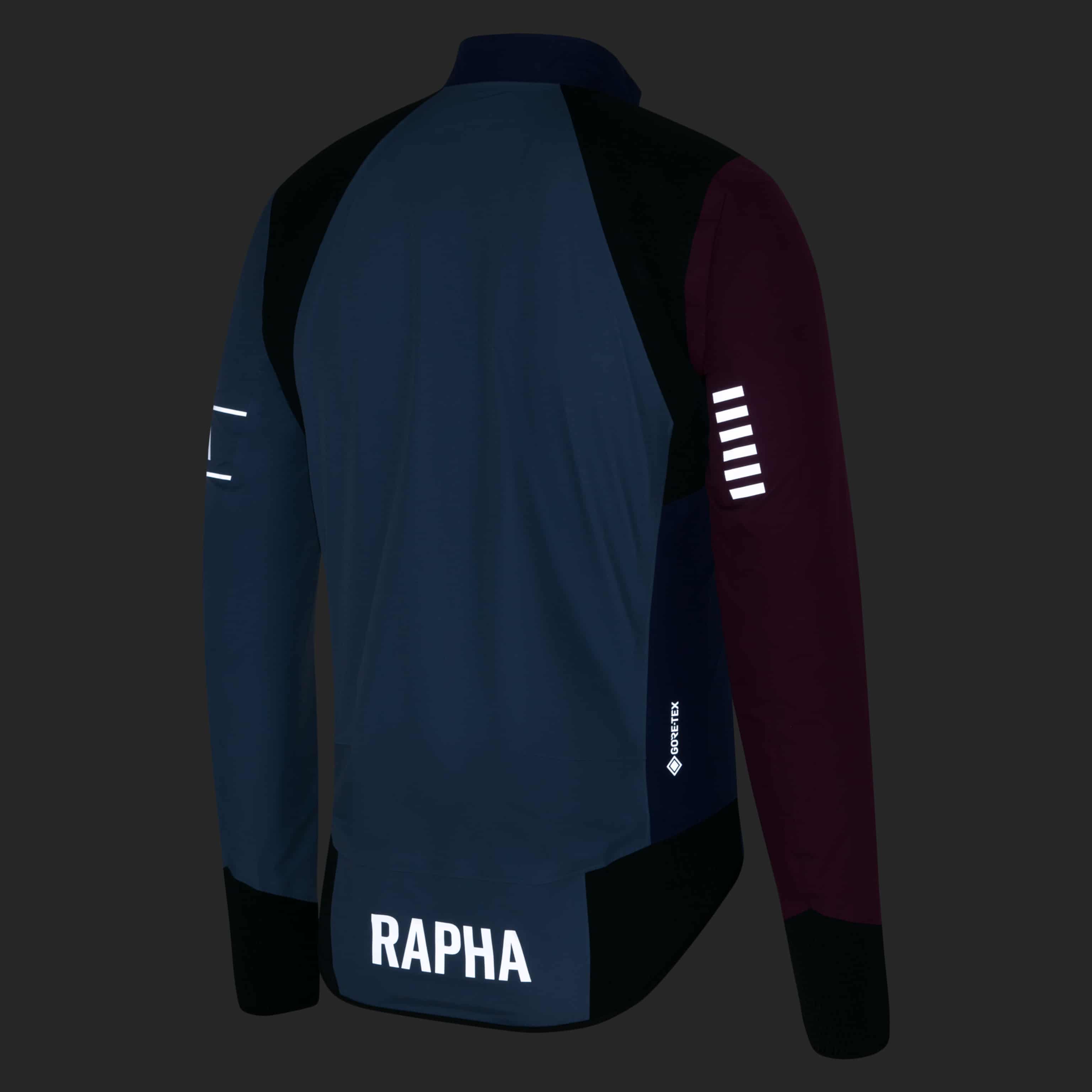 Rapha Pro Team ウィンドジャケット S サイズ、ネイビー Men's Pro Team Excess Stretch GTX Rain Jacket Blue | Rapha