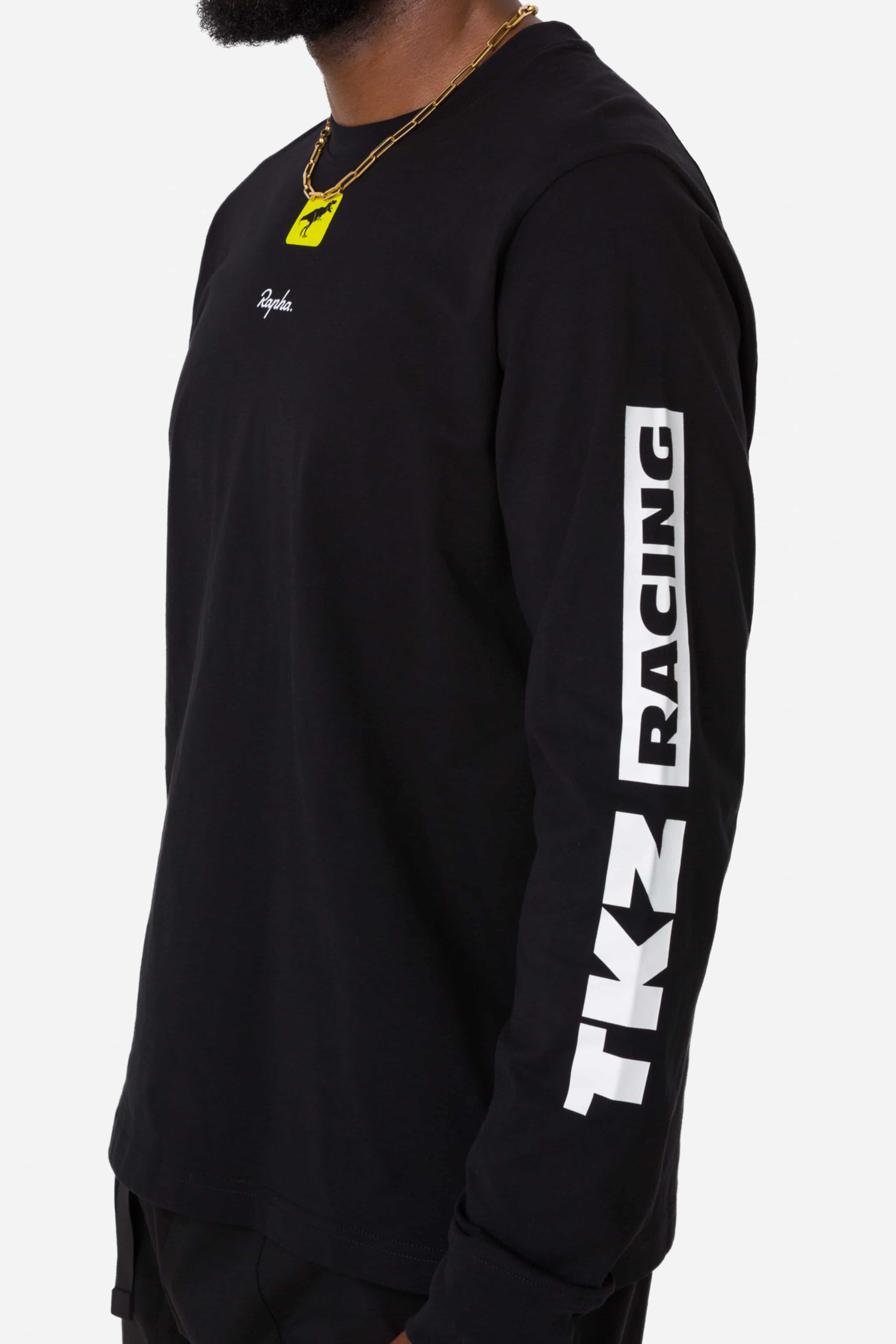 【runningHIGH】LETTERING SLIM L/S TEE LETTERING SLIM L/S TEE • GREY SLIM FIT / STRETCH FABRIC