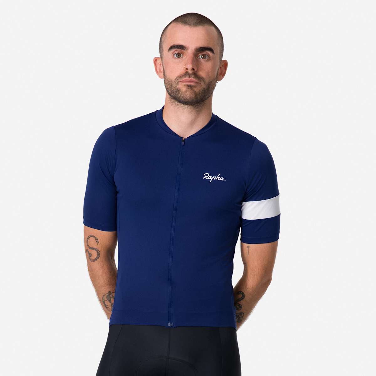 Rapha CORE JERSEY サイクルジャージ ネイビー Lサイズ COR05XX_MBW_Mens-Core-