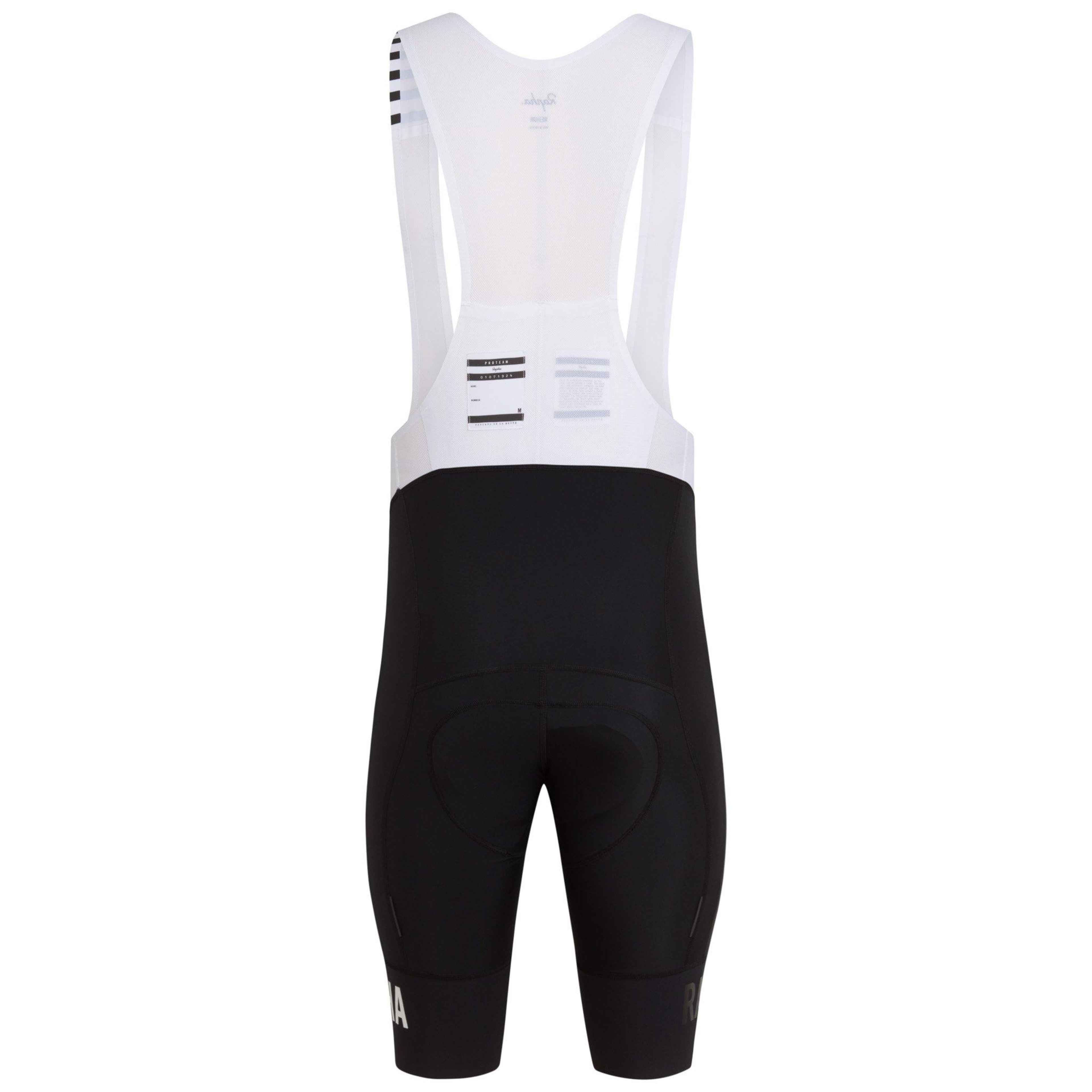 Rapha Pro Team Bib Shorts II S ブラック/ホワイト Men's Pro Team Bib Shorts - Long | Rapha