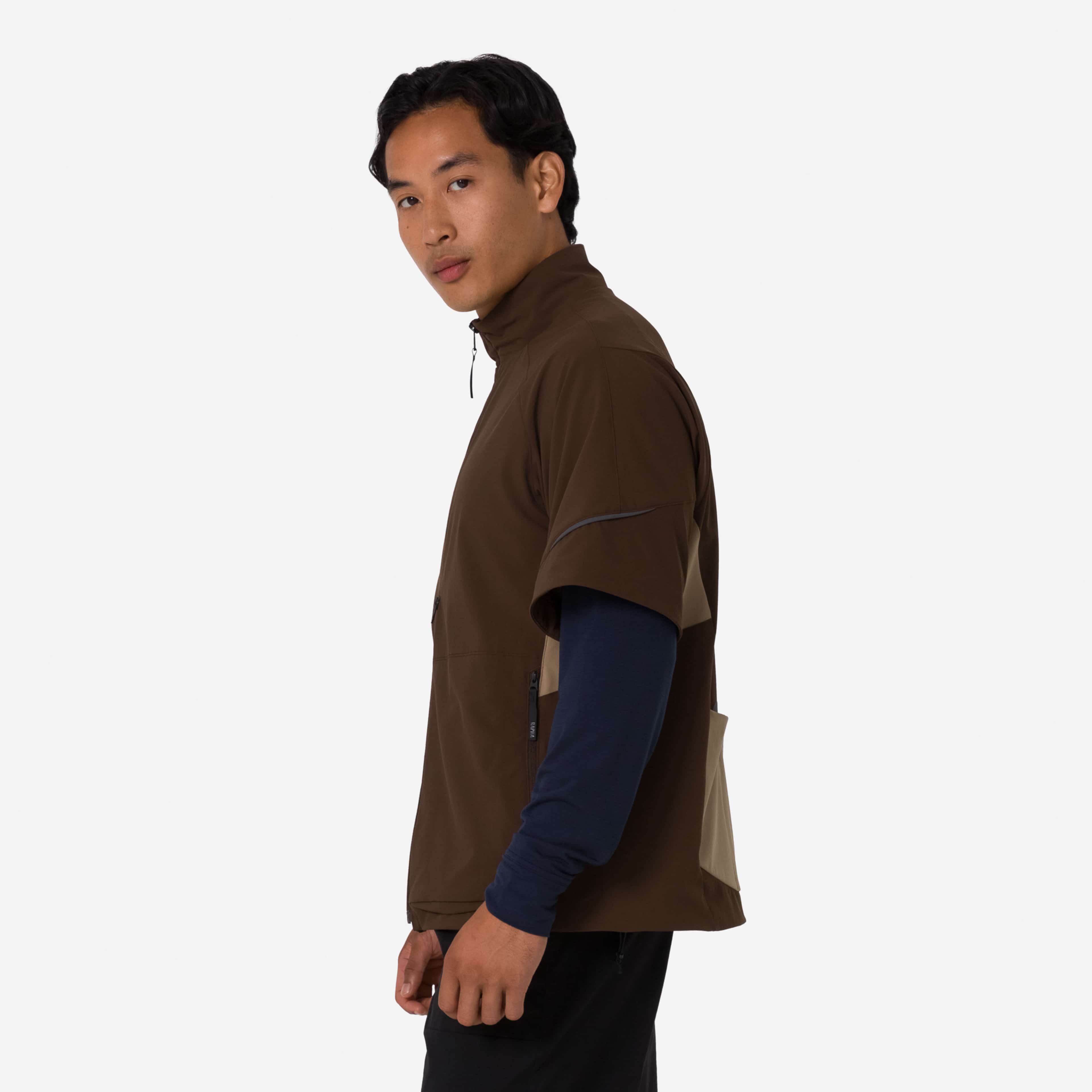 Rapha サイクルジャケット X-Small ブラウン Men's Insulated Short Sleeve Jersey | Rapha