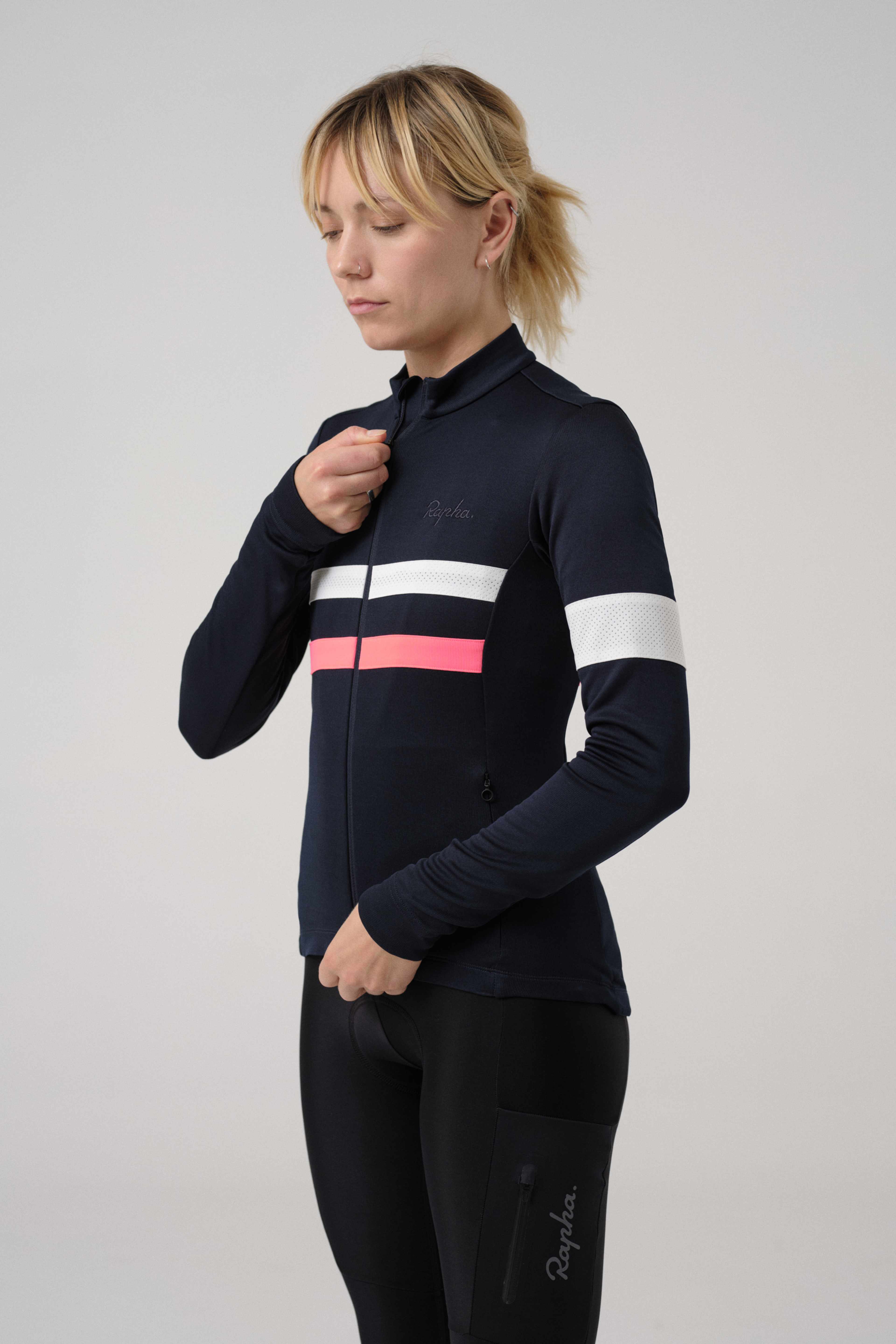 Rapha BREVET LONG SLEEVE JERSEY Sサイズ Men's Brevet Long Sleeve Windstopper Jersey | Rapha