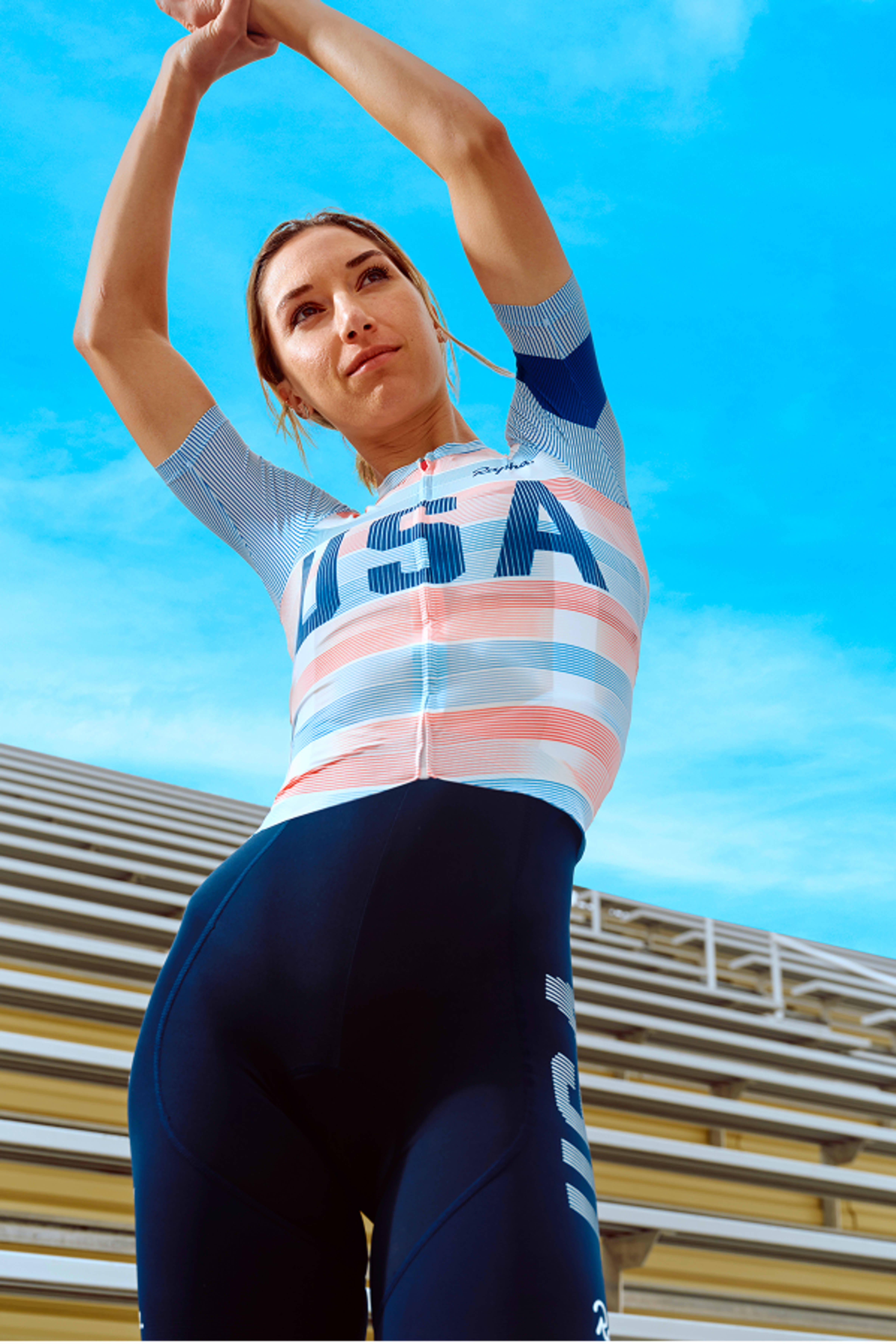 Rapha プロチーム ROULEUR ジャージ XS USA Women's Pro Team Rouleur Jersey | Rapha