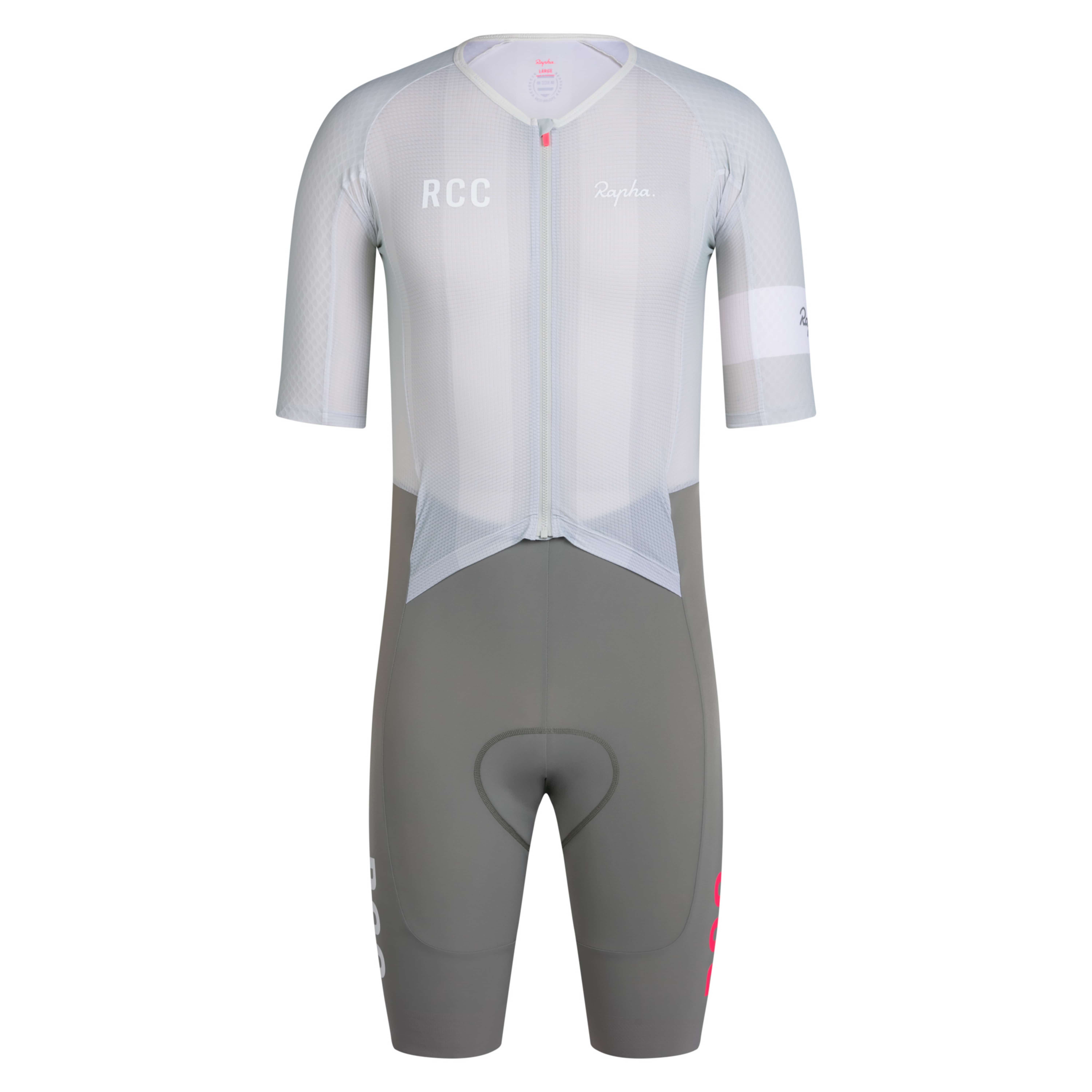 Rapha RCCサイクルジャージ Mサイズ グレー/ピンク/ホワイト/ メンズ RCC サマー ロードスーツ | Rapha