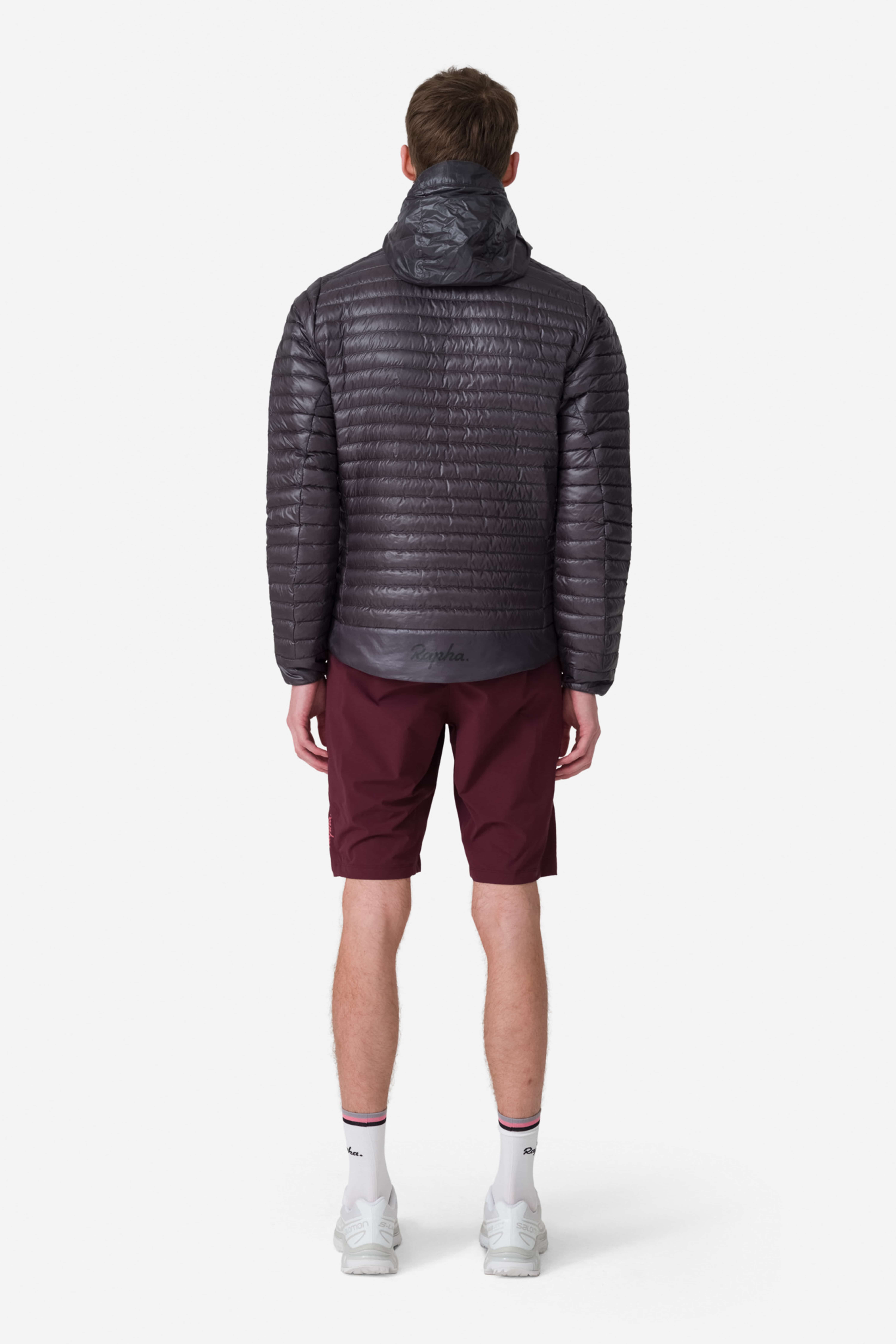 メンズ エクスプロア フーディッド ライトウェイト ダウン ジャケット