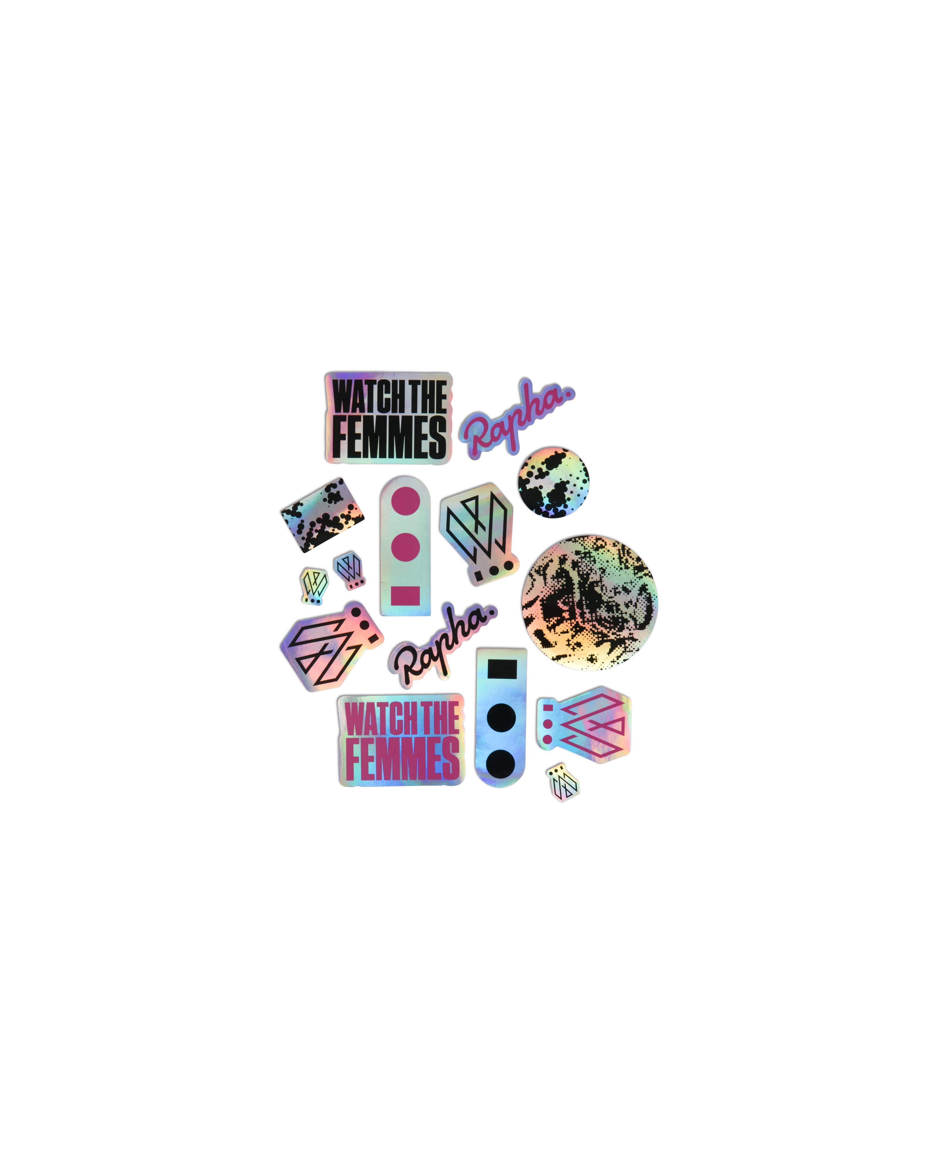 Rapha + Zwift W100 Sticker Pack