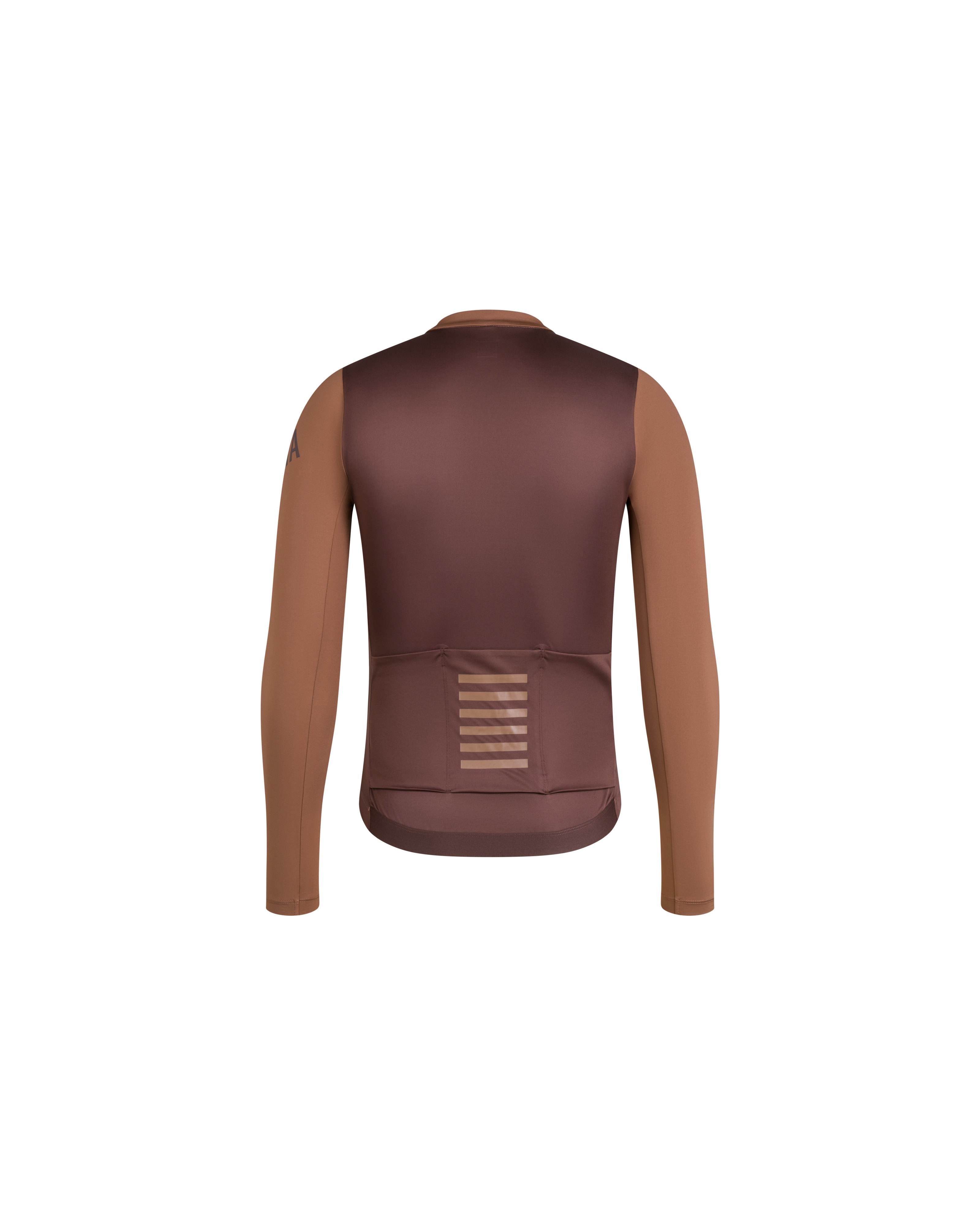 Rapha プロチーム トレーニングジャージ XL ブラウン Men's Pro Team Long Sleeve Lightweight Jersey | Rapha