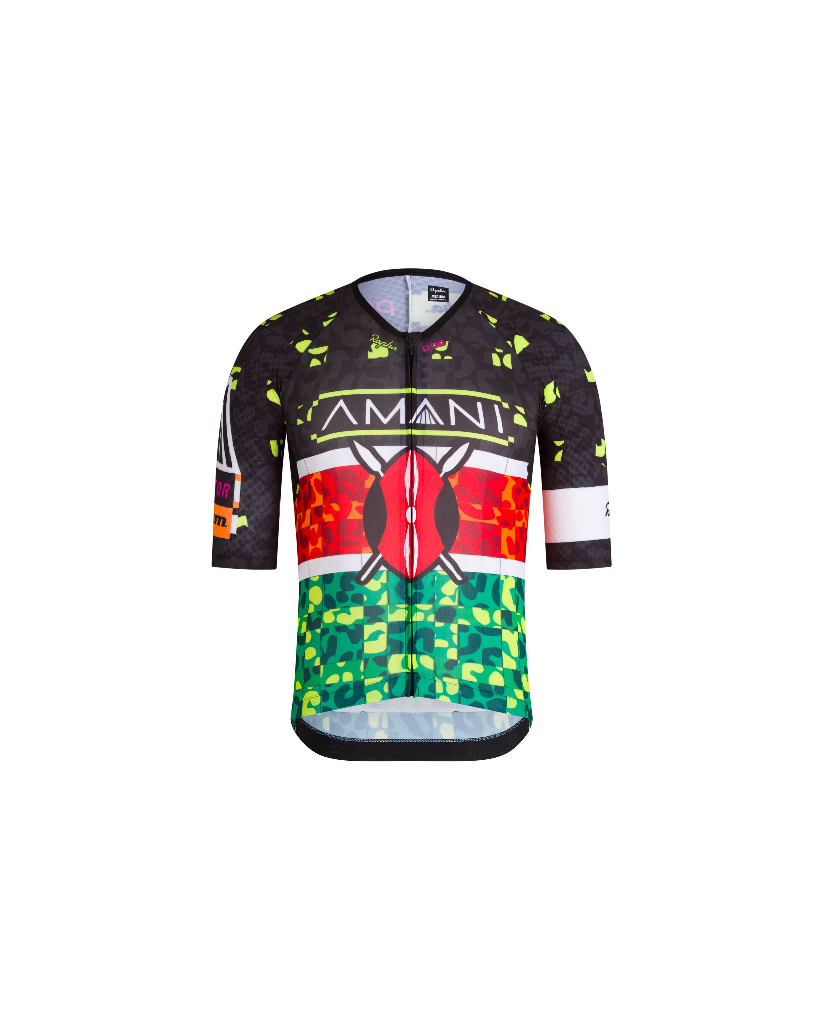 ★5/15限定割引‼️Rapha AMANI MEN'S AERO JERSEY AMANI Men's Pro Team Aero Jersey - Kenya | Rapha