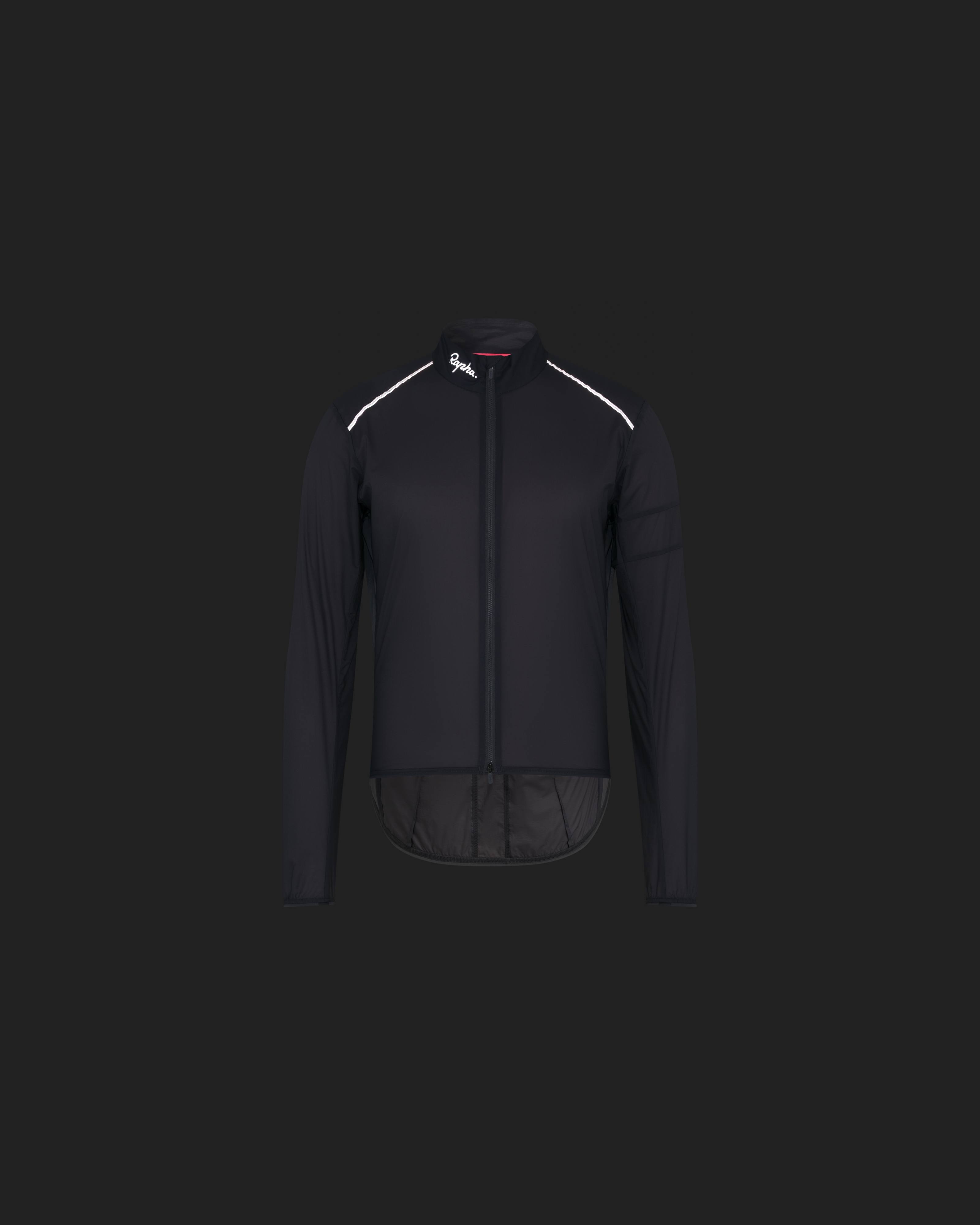 Rapha ウィンドジャケット L ブラック ピンク 穴あり メンズ ブルベ エレメント ウィンド ジャケット | Rapha