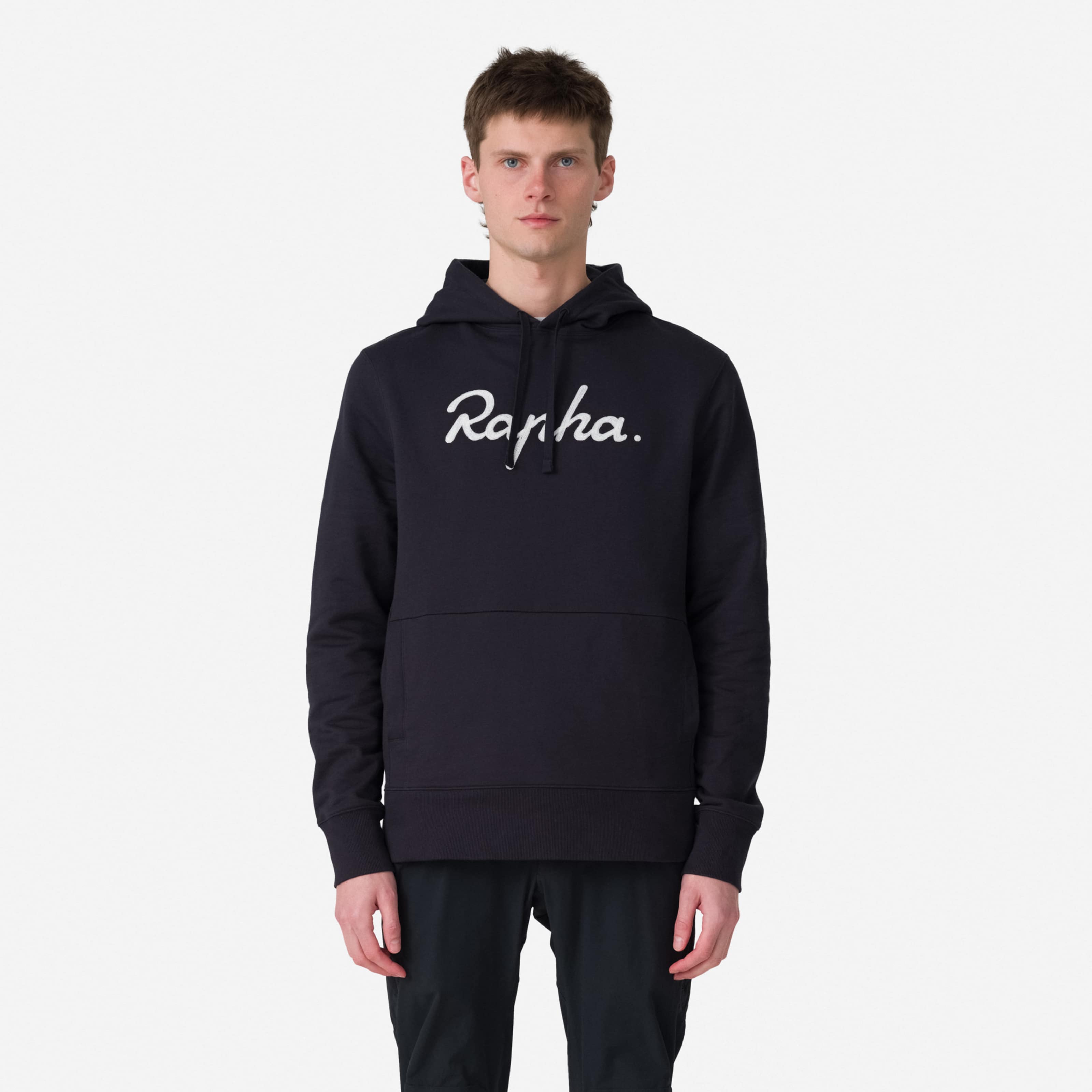 新品　Rapha LOGOスエット　Sサイズ　チャコール　送料無料 Men's Logo Pullover Hoodie | Rapha