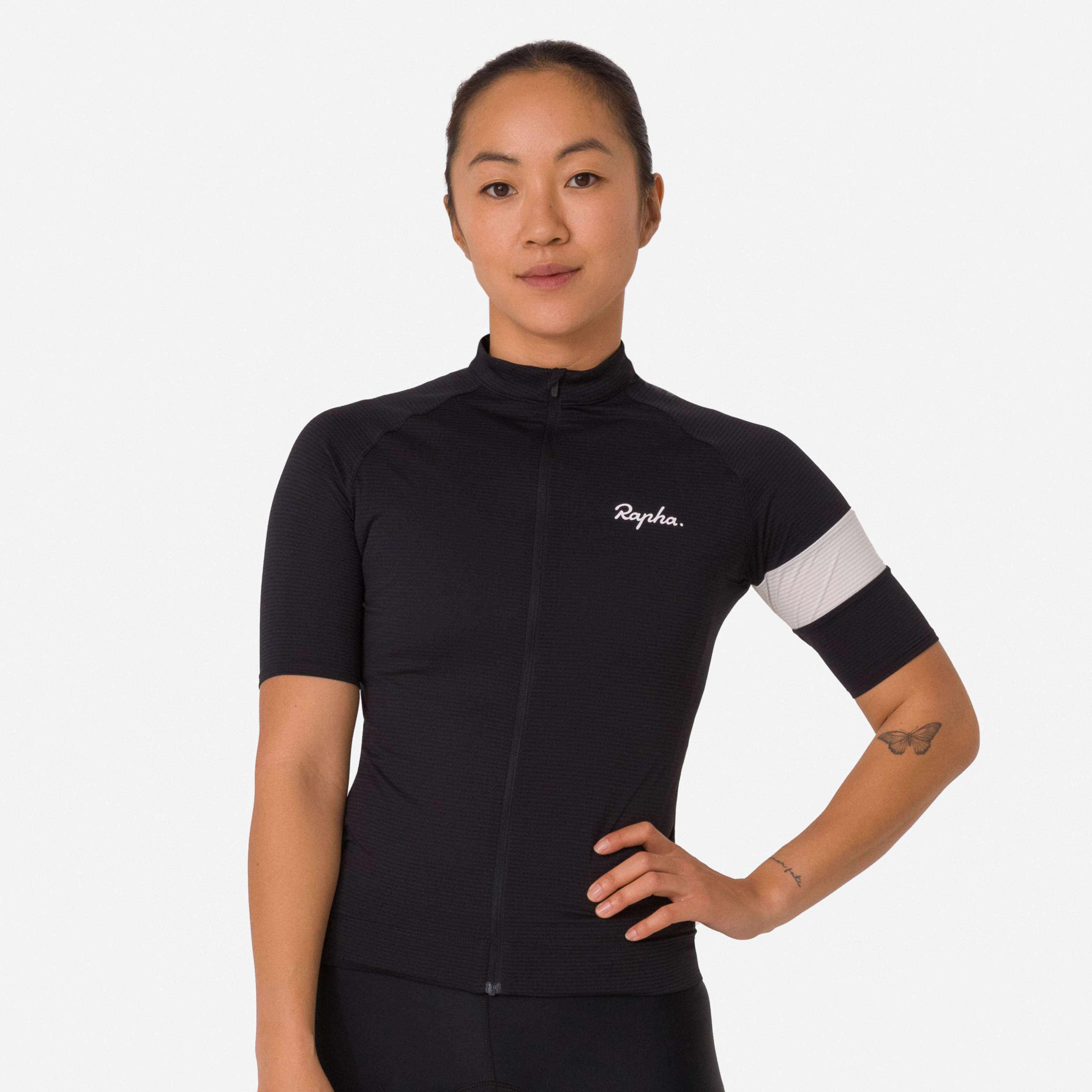 新品未使用　Rapha Core ライトウエイトジャージ CWL01SS_BLK_Womens-Core-