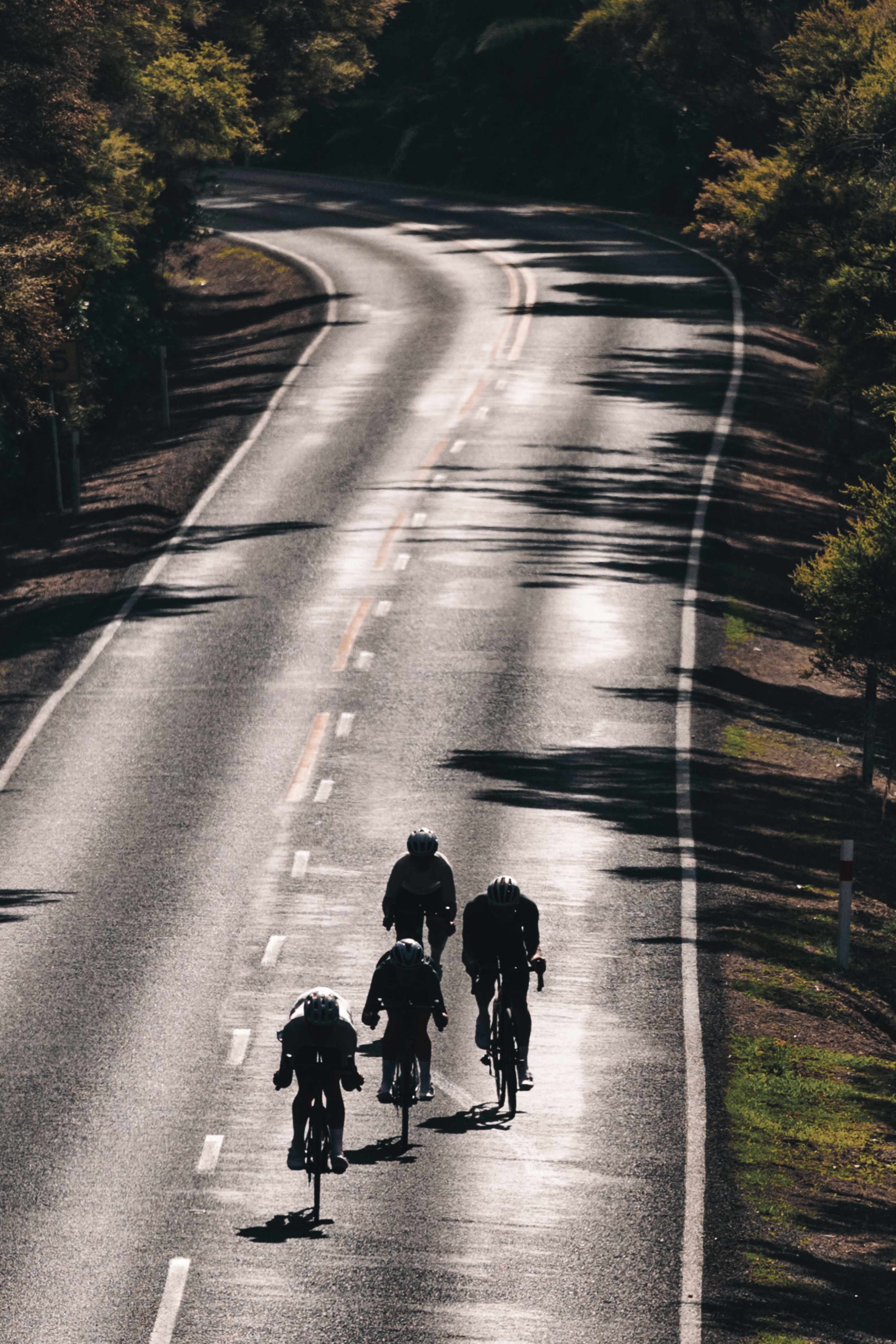 Cycling on road