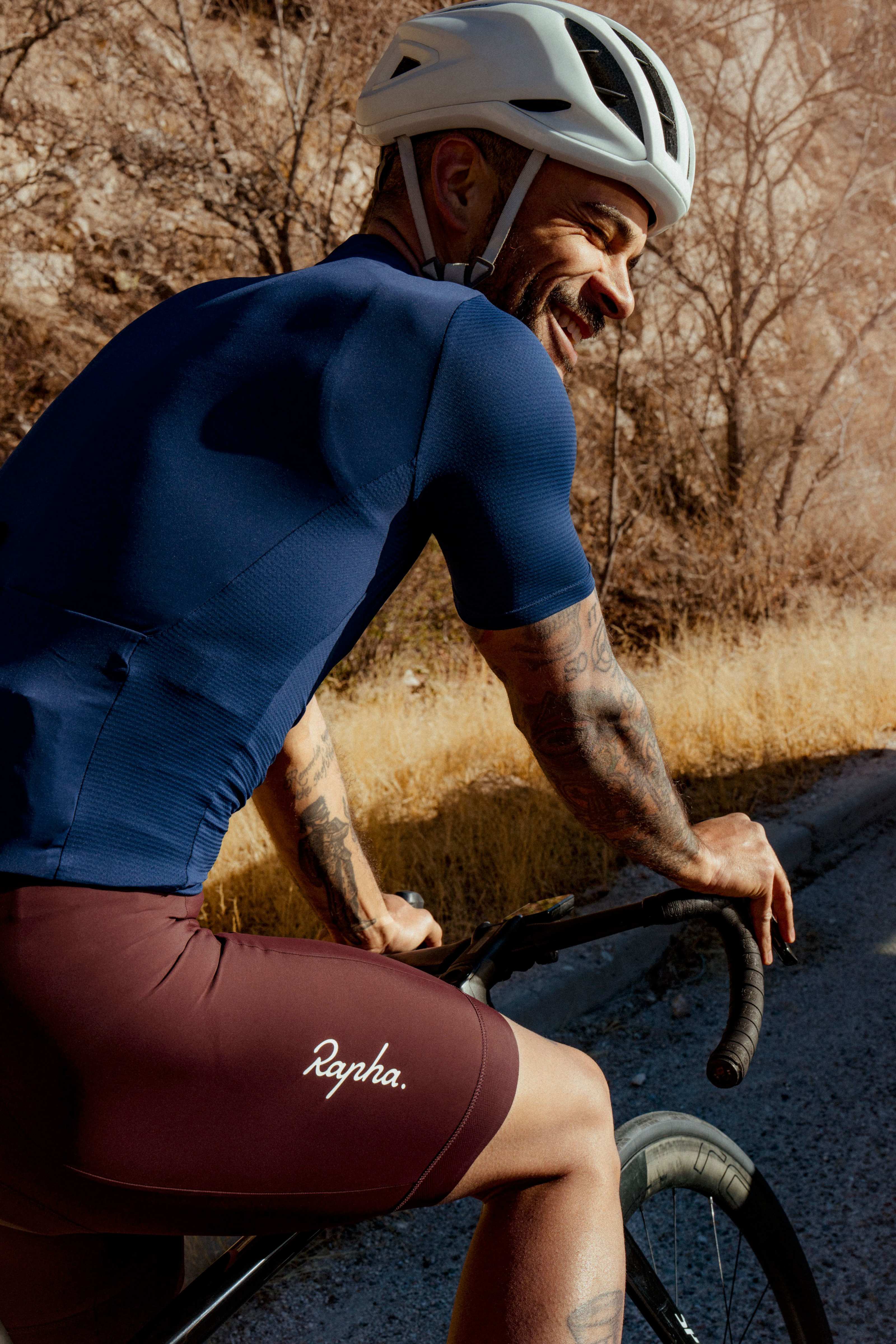 Cycling on road
