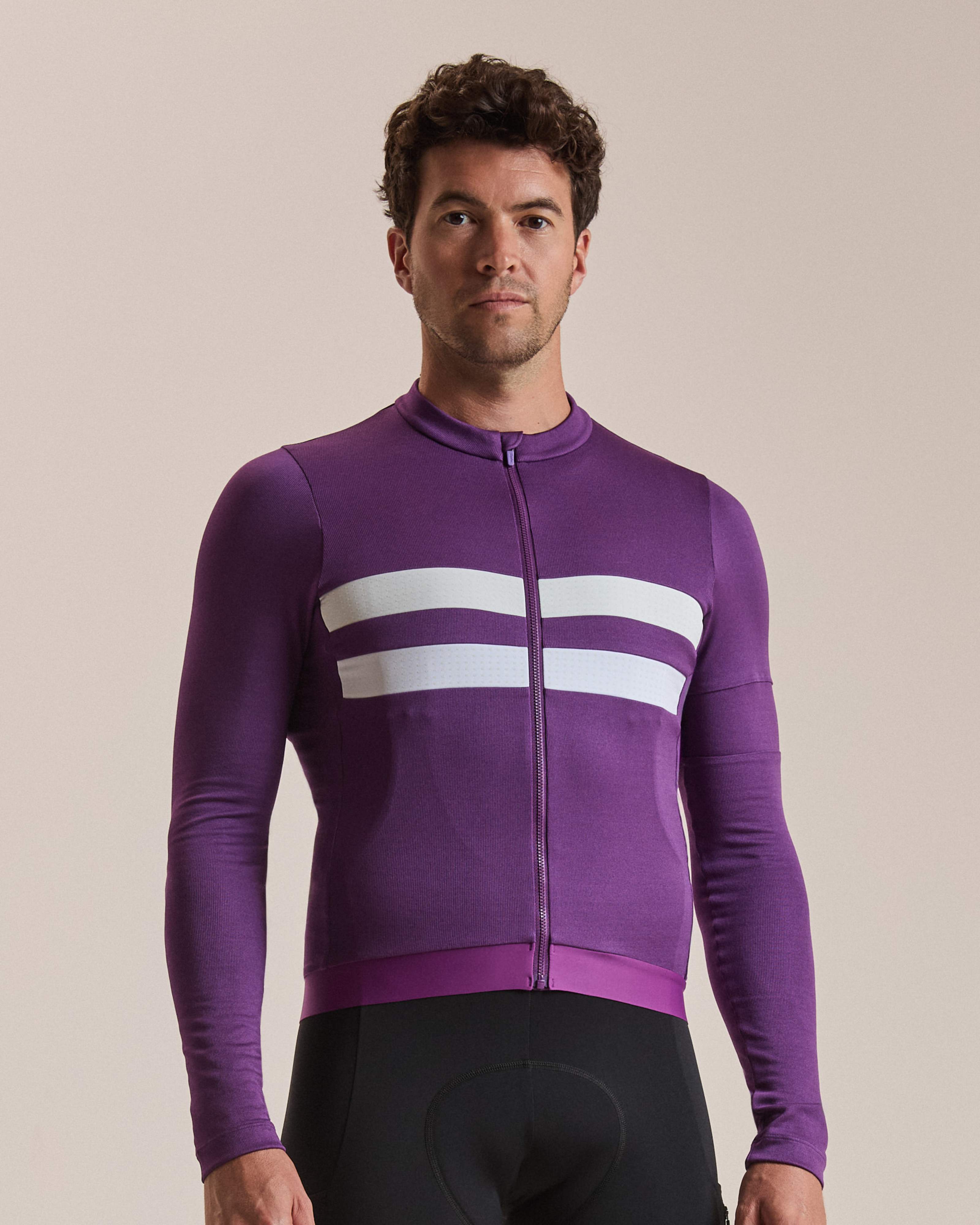 Men's Brevet Long Sleeve Merino Jersey III
