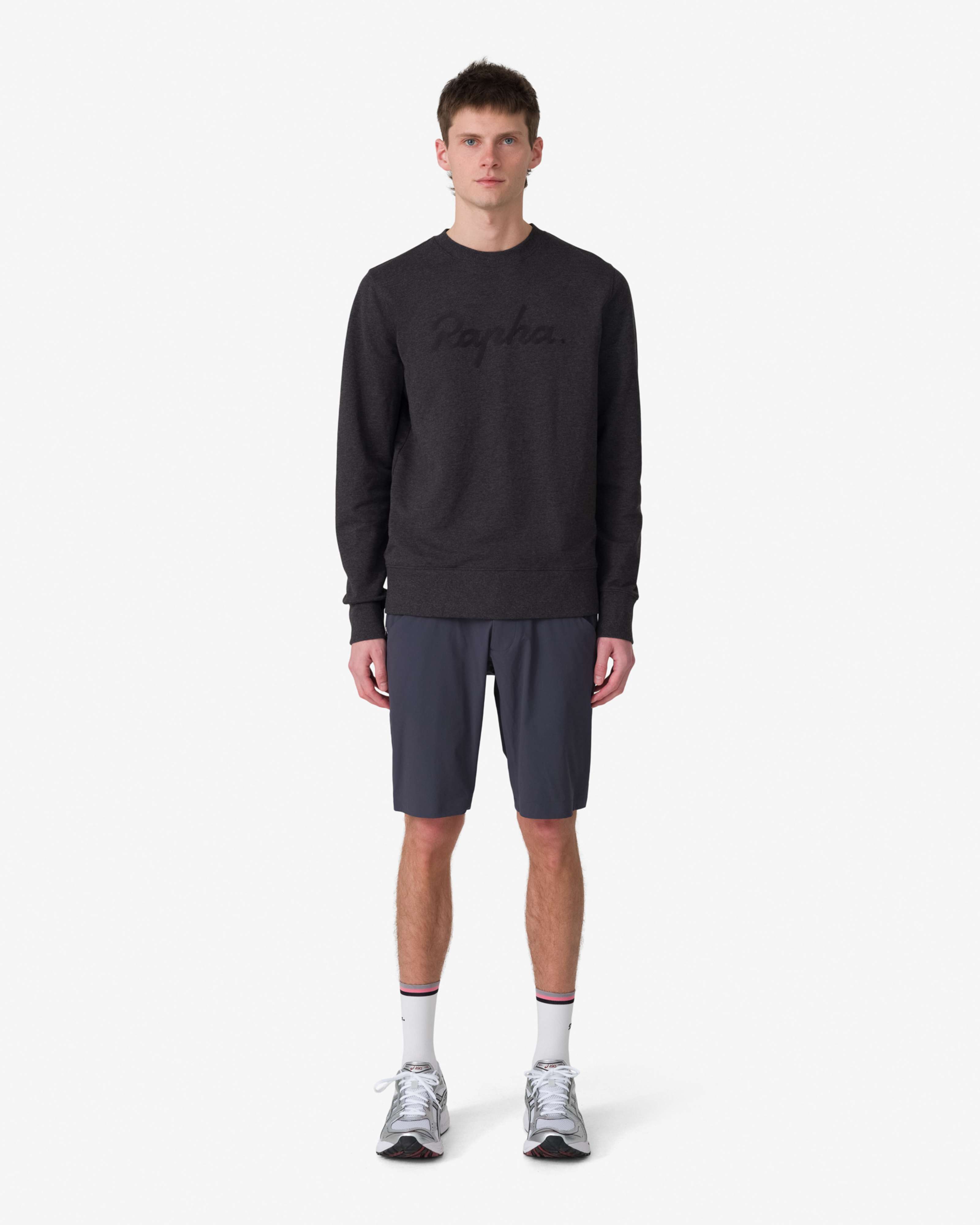 新品　Rapha LOGOスエット　Sサイズ　チャコール　送料無料 Men's Logo Sweatshirt | Rapha