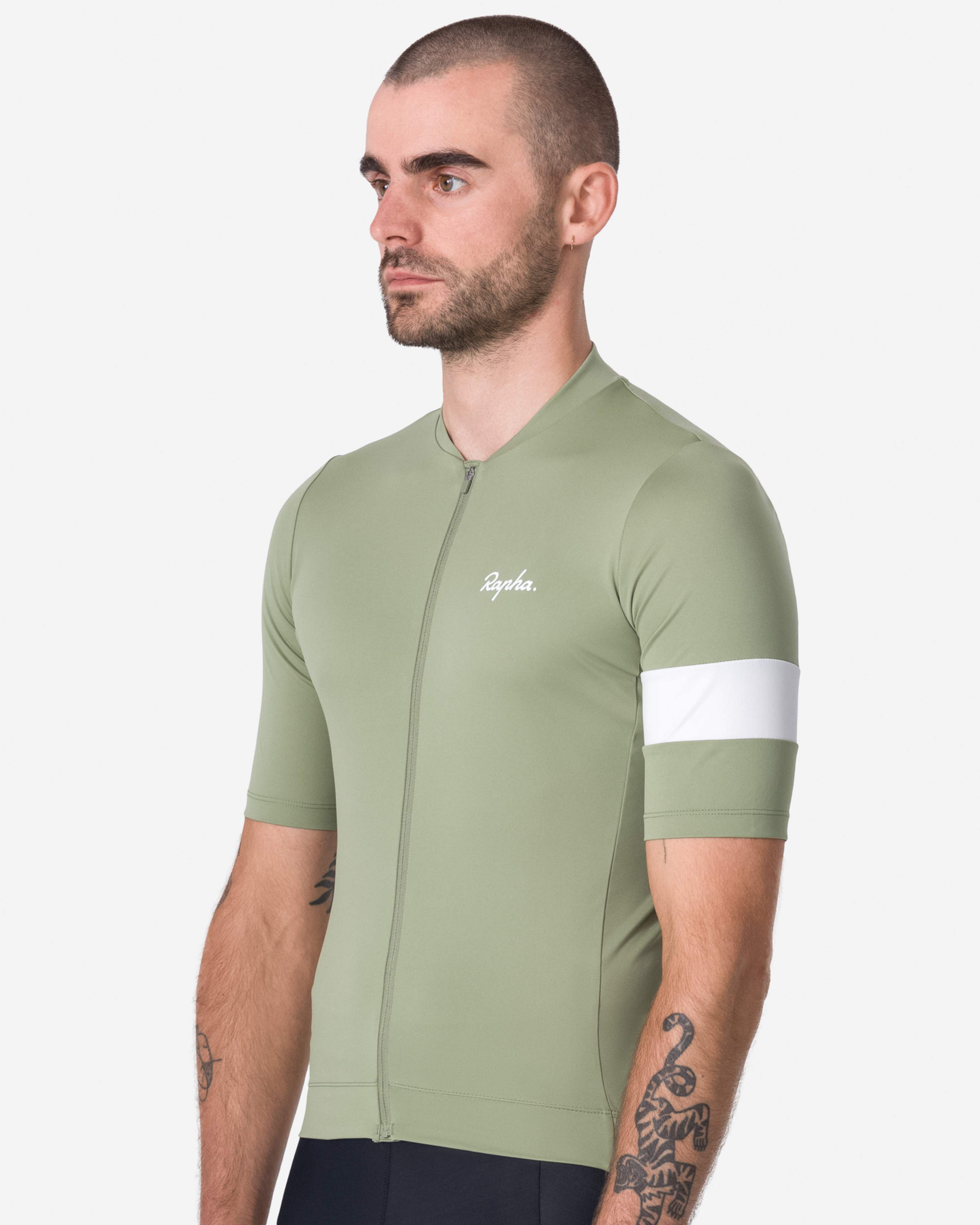 Rapha サイクルジャージ オリーブグリーン　L COR05XX_OGW_Mens-Core-