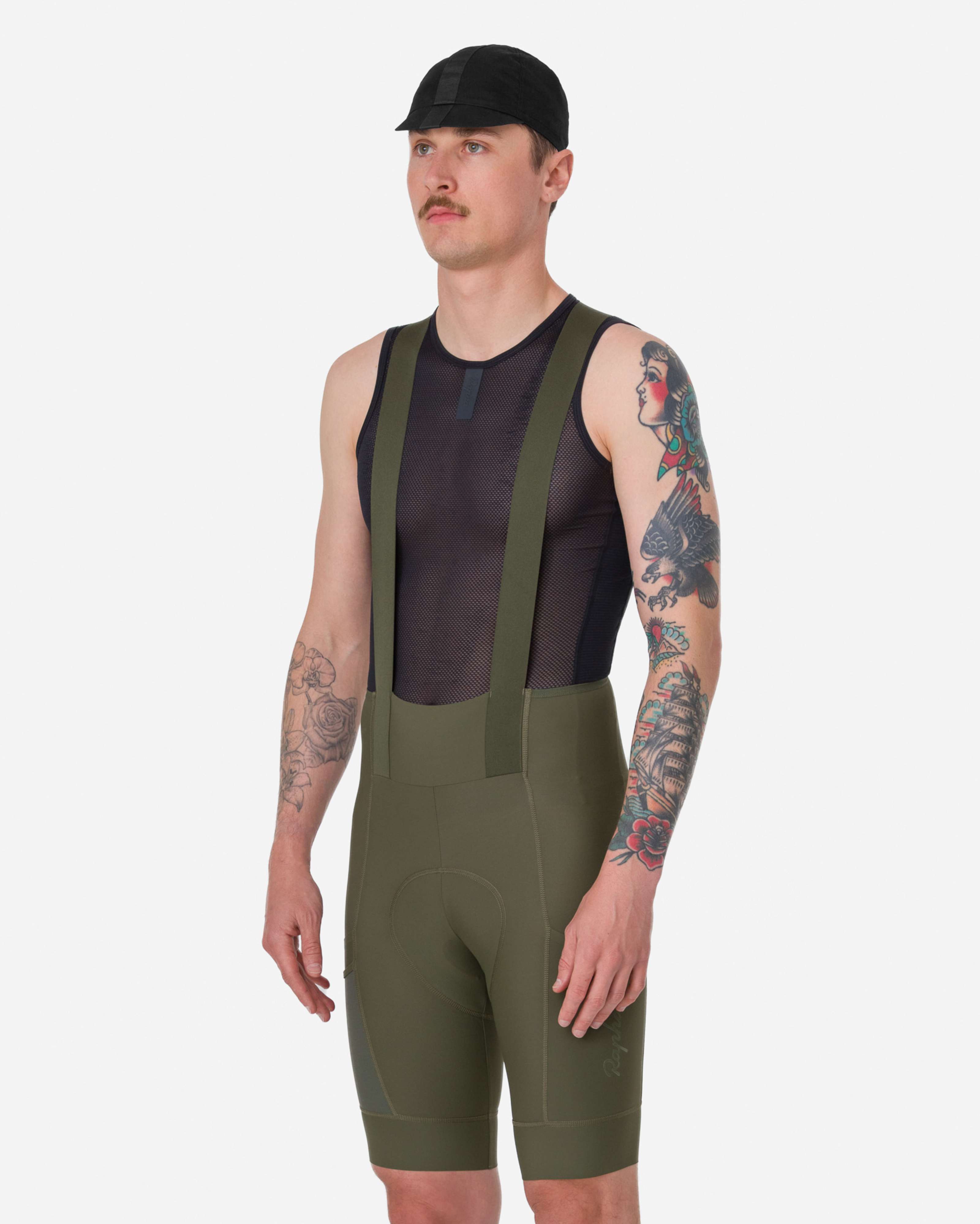 【値下げ】Rapha BREVET CARGO BIBSHORTS オリーブ M Brevet Element Cargo Bib Shorts | Rapha