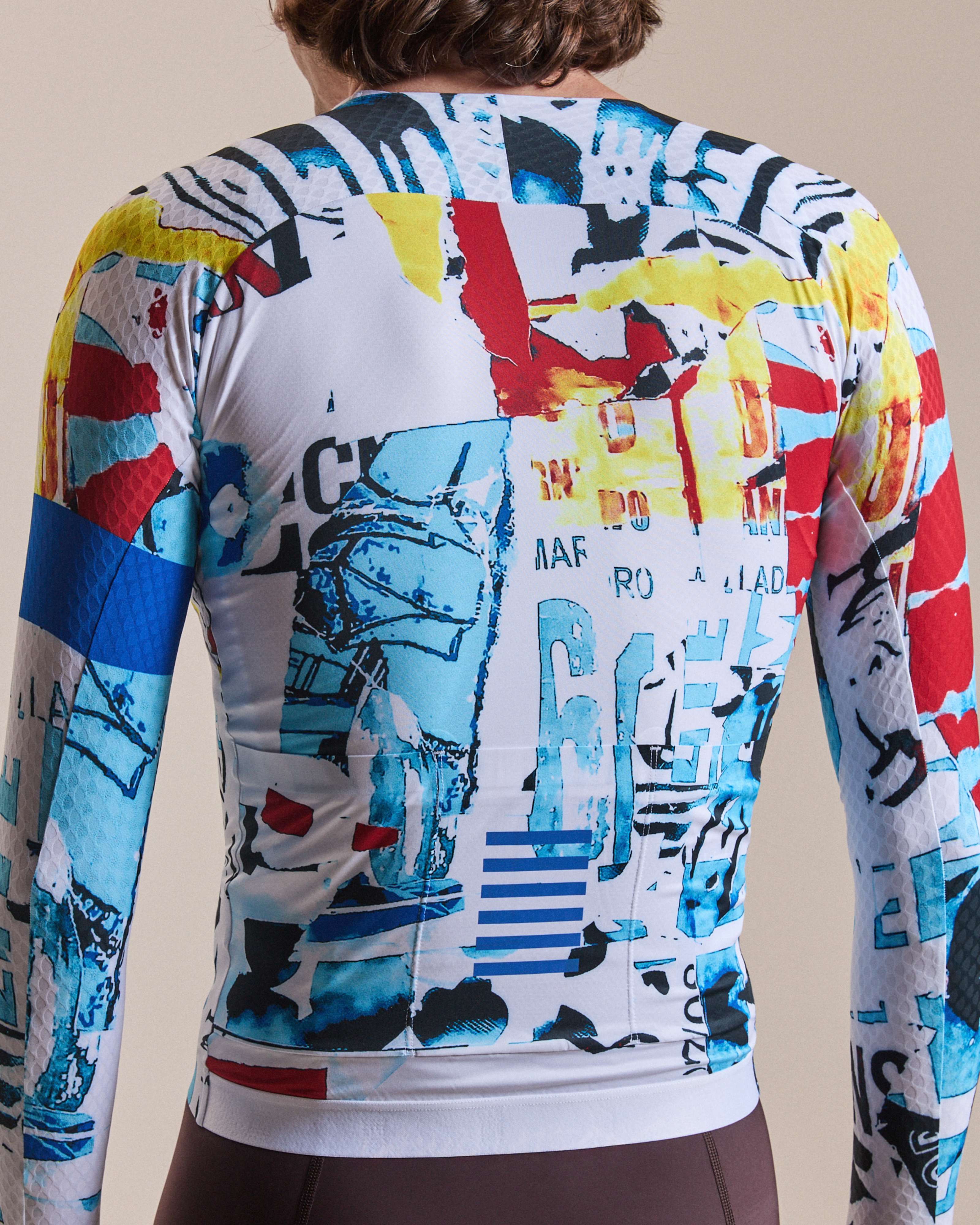 Rapha + David Carson メンズ プロチーム ロング スリーブ エアロ
