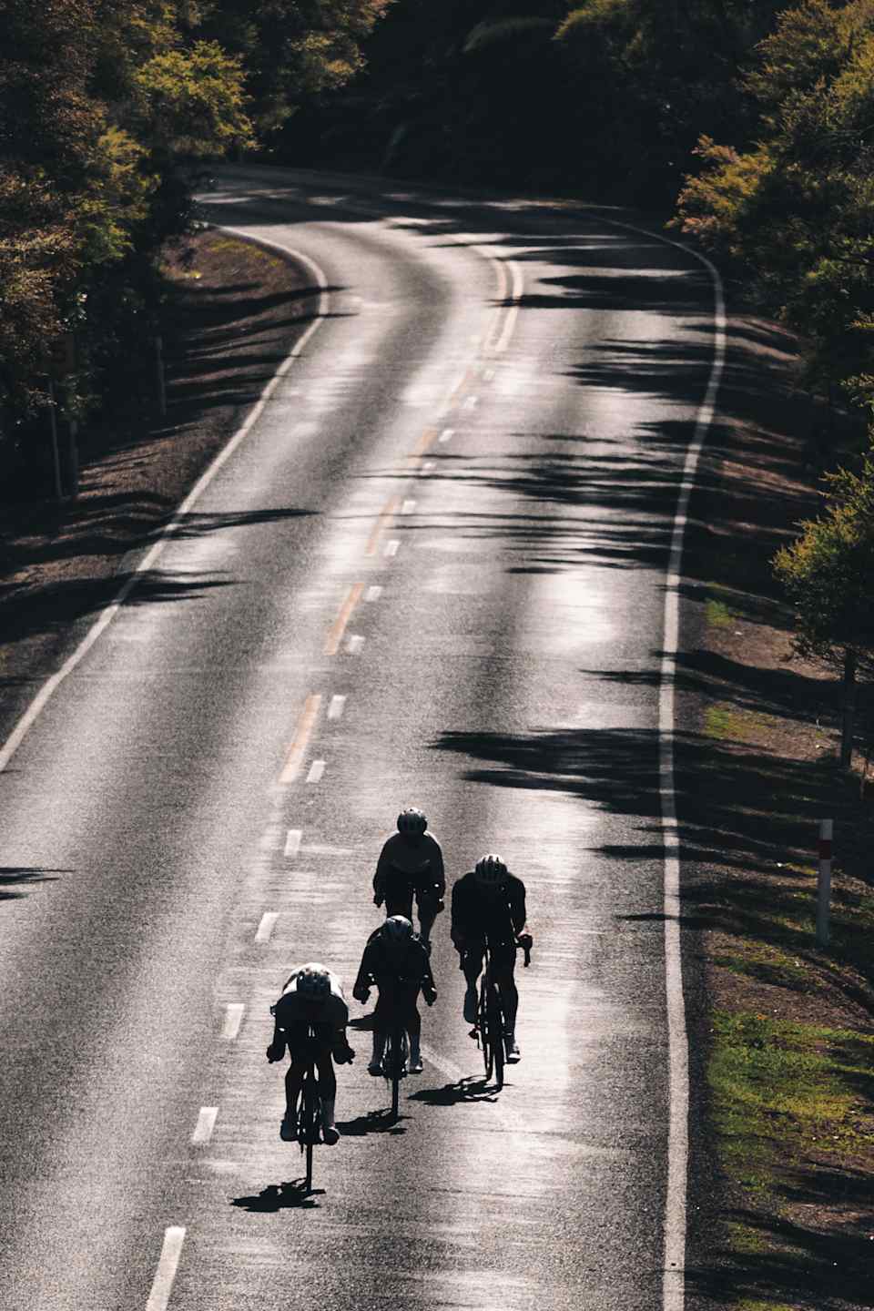 Cycling on road