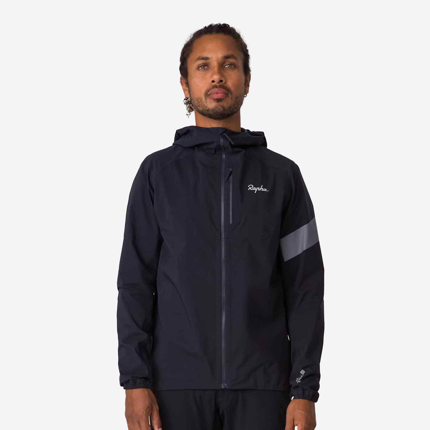 Rapha ブラック ノースリーブ サイクルジャケット ラファとゴアテックスがパートナーシップ締結。雨用サイクリング