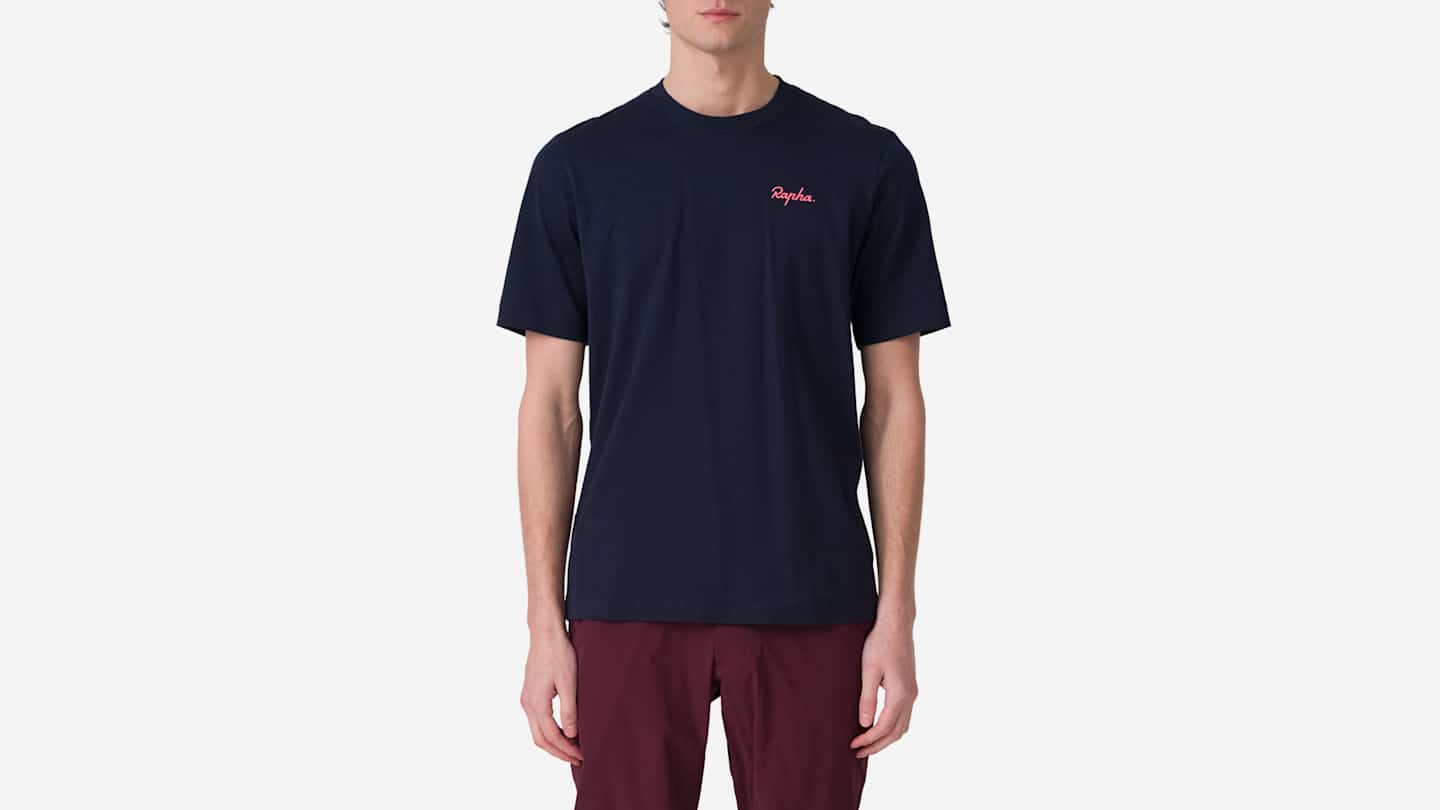 【関税込み】Rapha ブラック Tech Tシャツ Men's Explore Zip Neck Technical T-shirt | Rapha