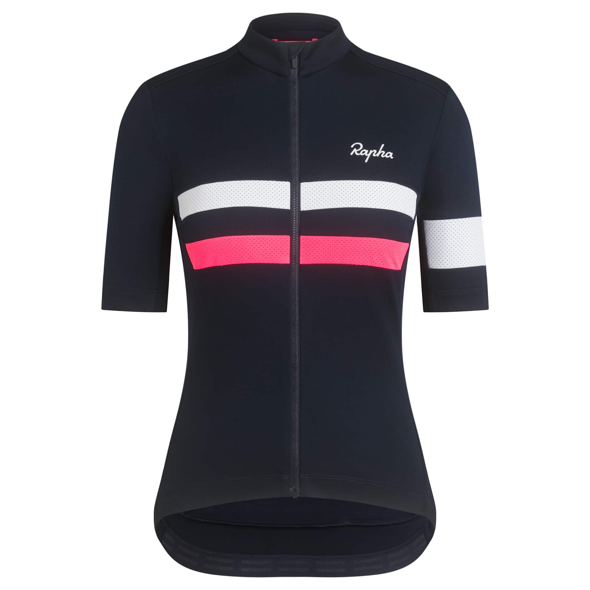 RAPHAブルベジャージ+ブルベジレ Sサイズ ネイビー / ハイビズピンク WJB07XX_DPW_Womens-brevet-