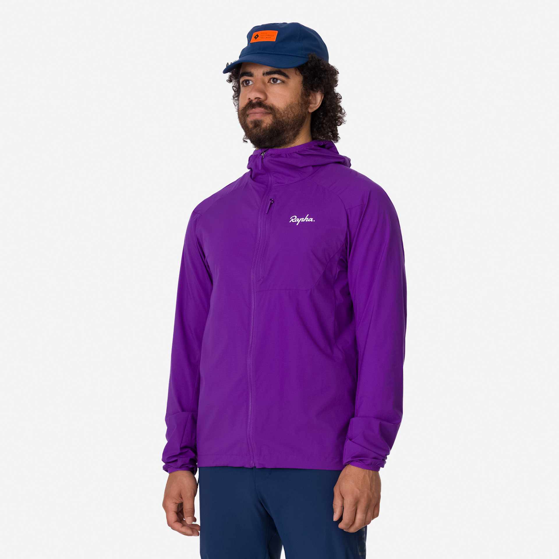 Rapha Mens Pro Team ジャケット Mサイズ パープル 　裏起毛 Men's Trail Lightweight Jacket | Rapha