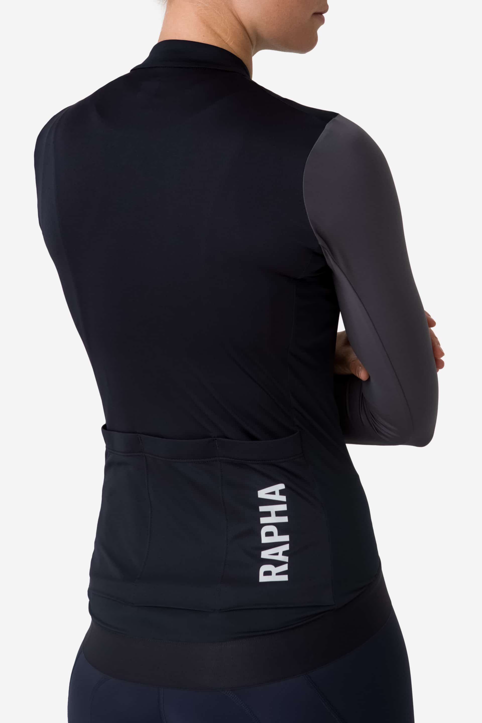 【美品】Rapha PRO TEAM ブラック ジレ L Women's Pro Team Long Sleeve Training Jersey | Rapha