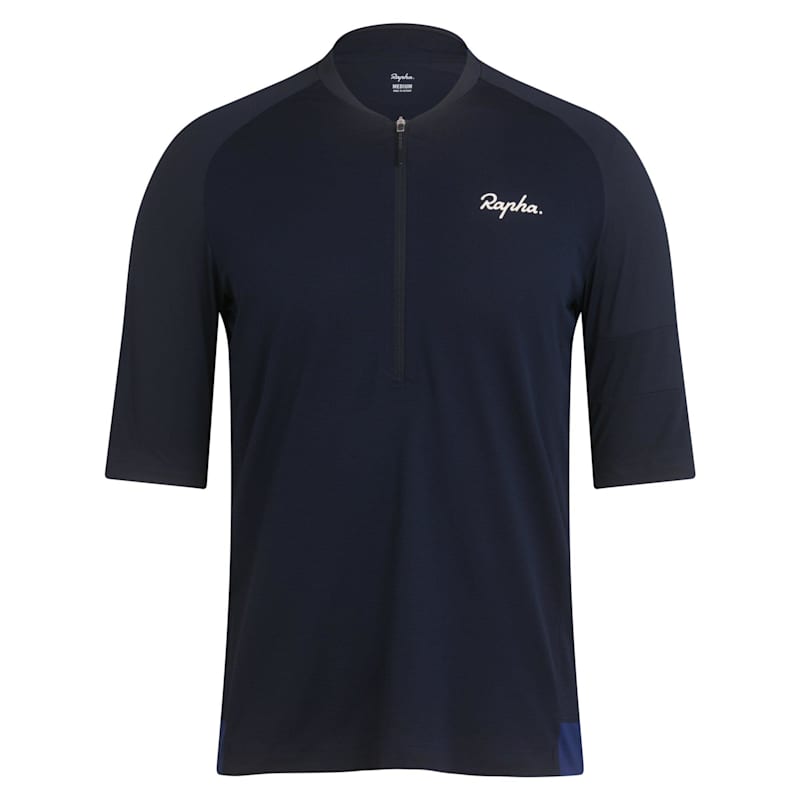Rapha Men's Explore Zip Neck Technical T-shirt