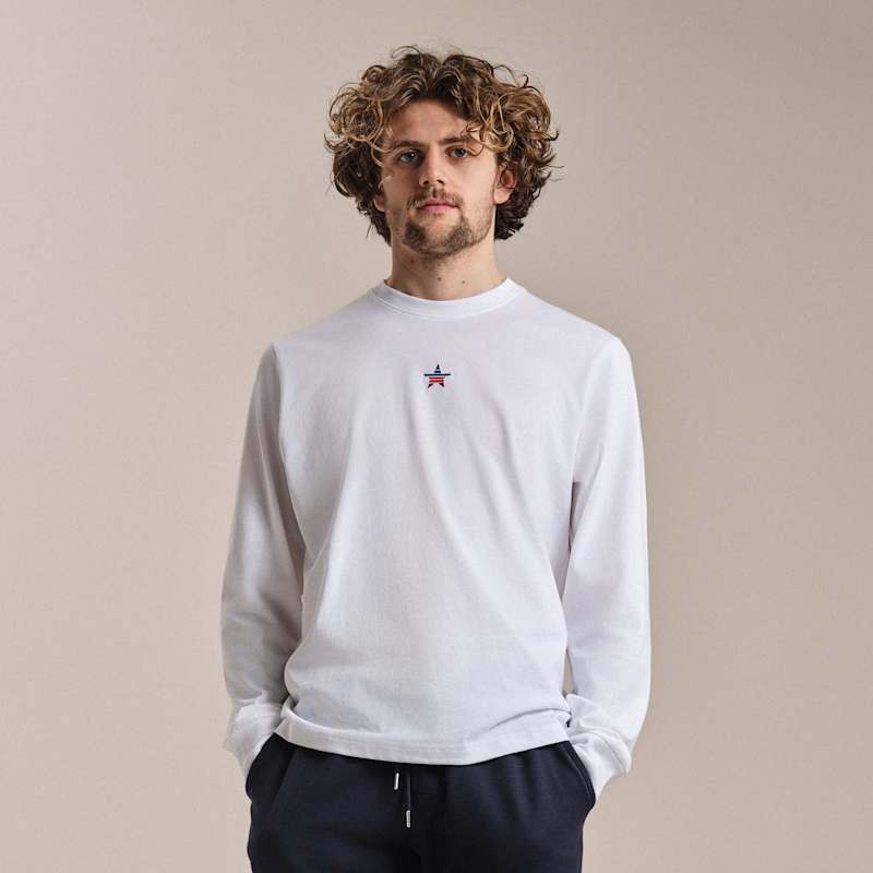 Rapha USA Men's Long Sleeve Cotton T-Shirt