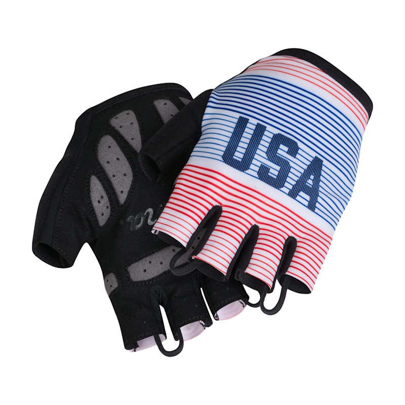 Rapha USA National - Race Mitts with Pad