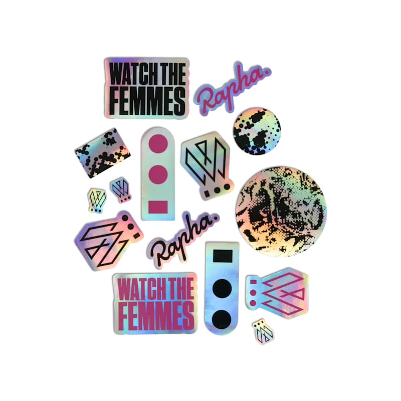 Rapha + Zwift W100 Sticker Pack