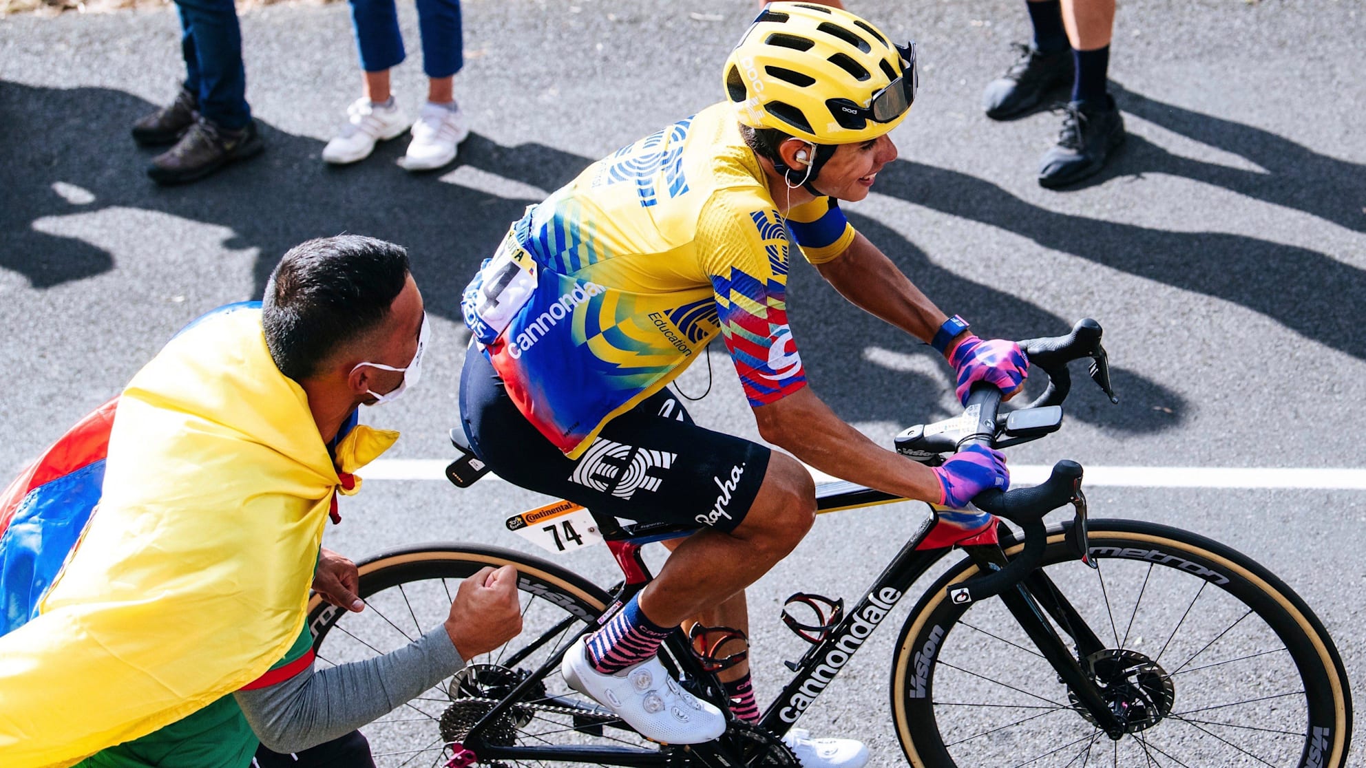 Rapha Colombian Camaraderie - EF Pro Cycling Daniel Martinéz Tour de France stage win