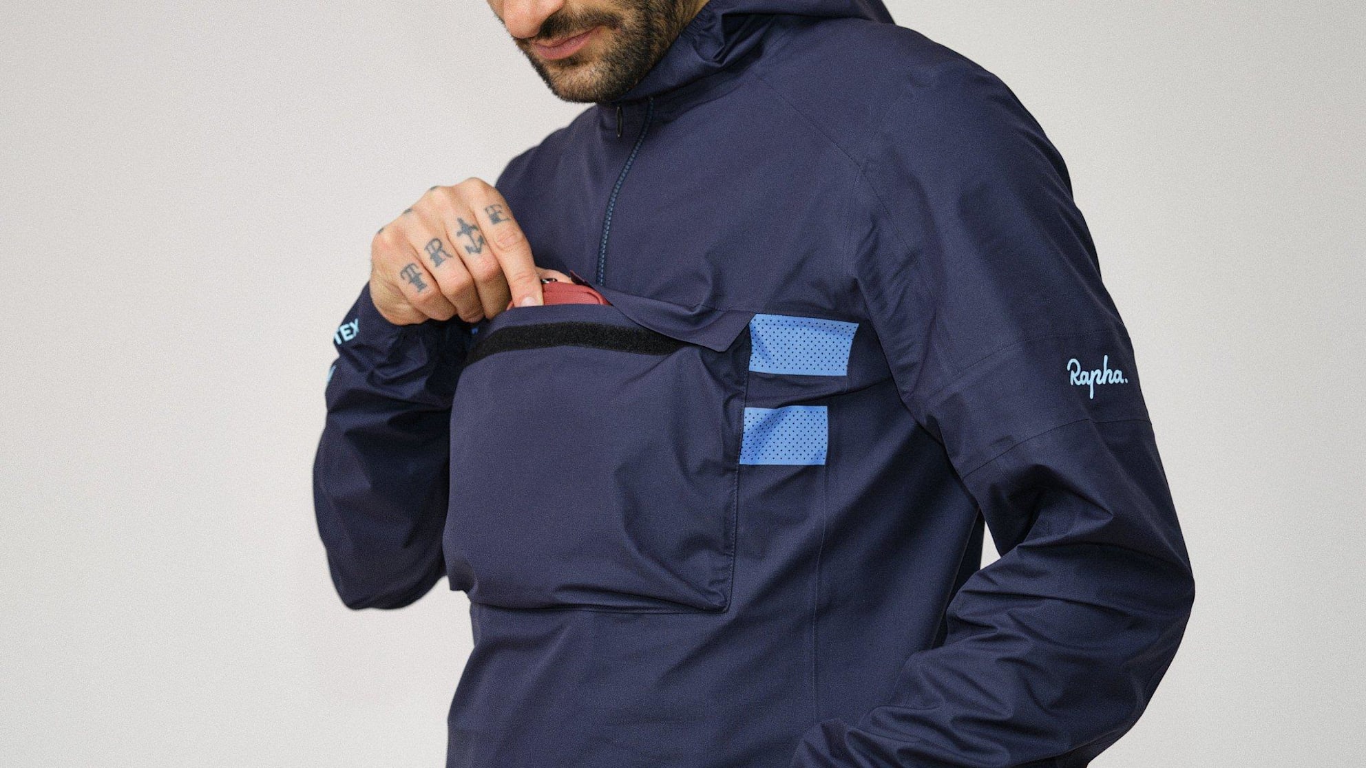 Men's Explore Hooded GORE-TEX Pullover | Mens Rapha WaterProof 