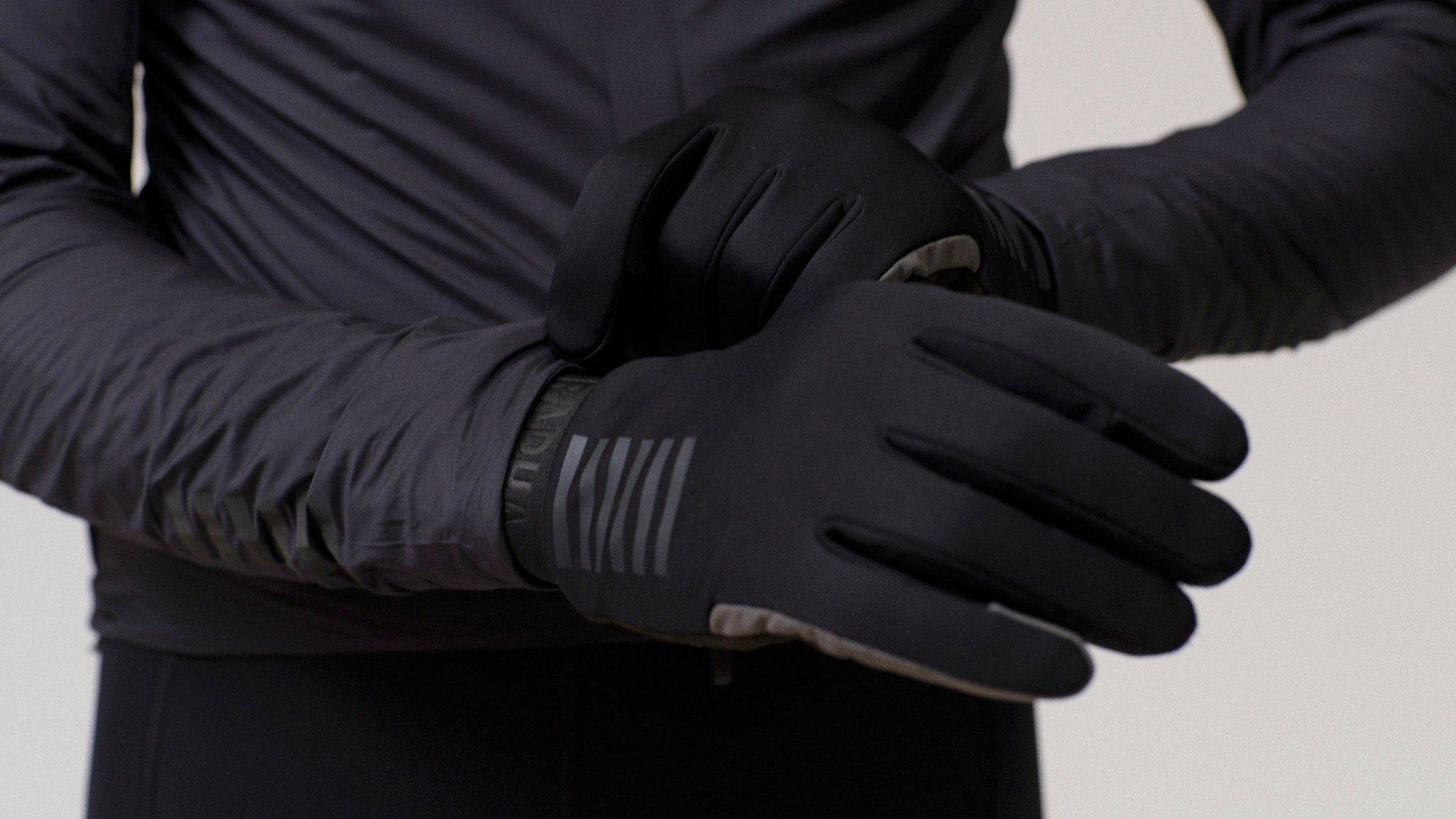 Black Pro Team Winter gloves, rapha