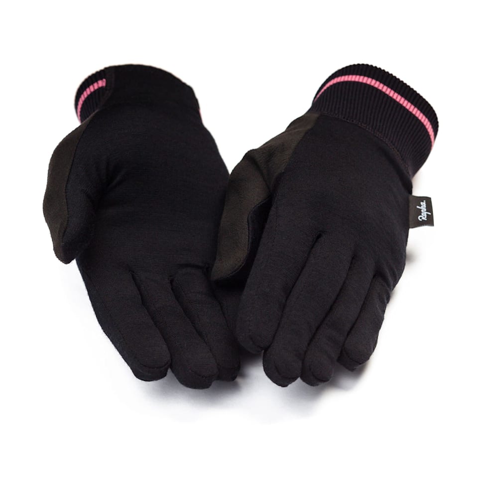 Merino Liner Cycling Gloves For Riding In Cold Winter Weather