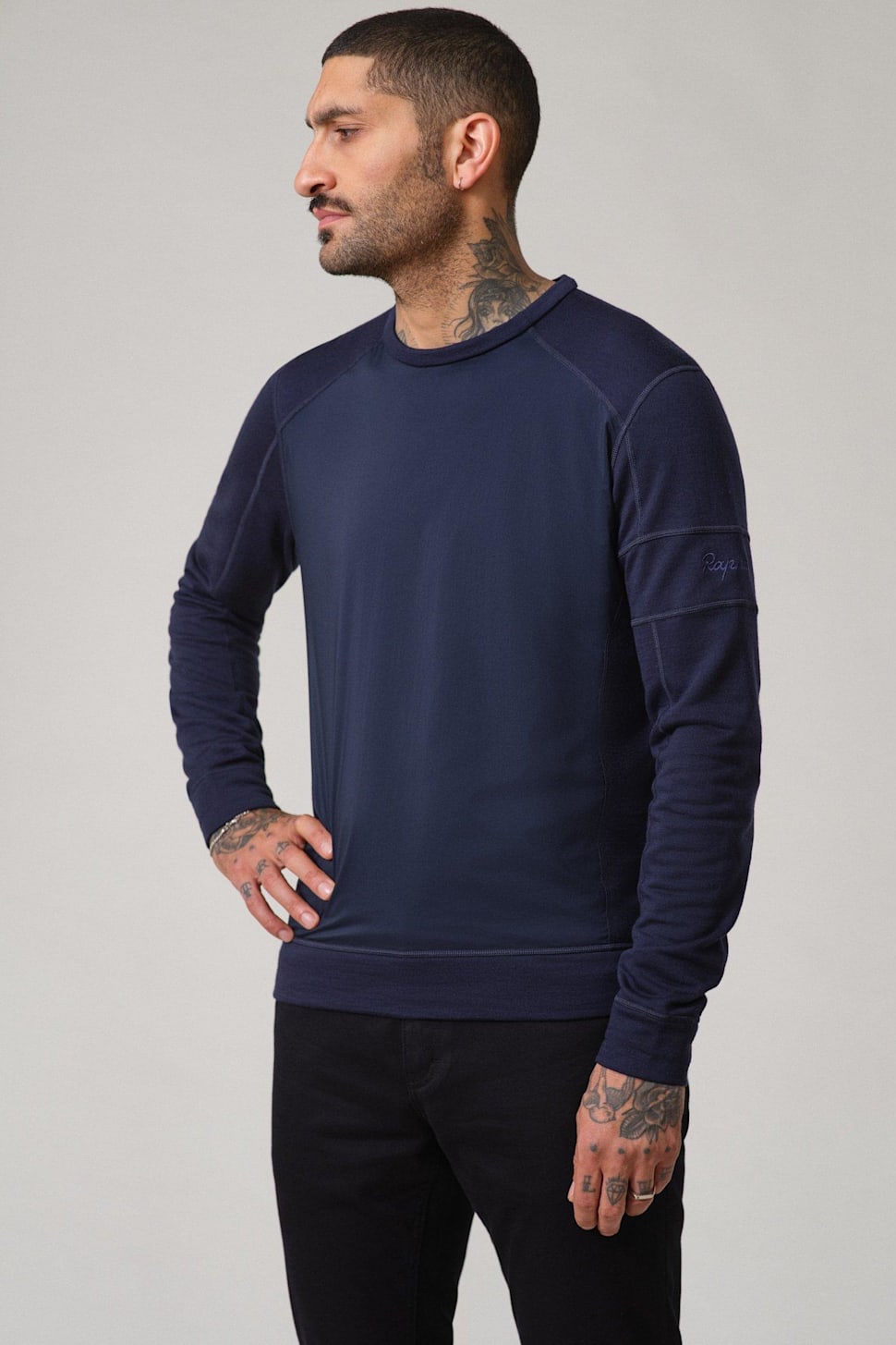 Men s Merino Windblock Sweatshirt Rapha