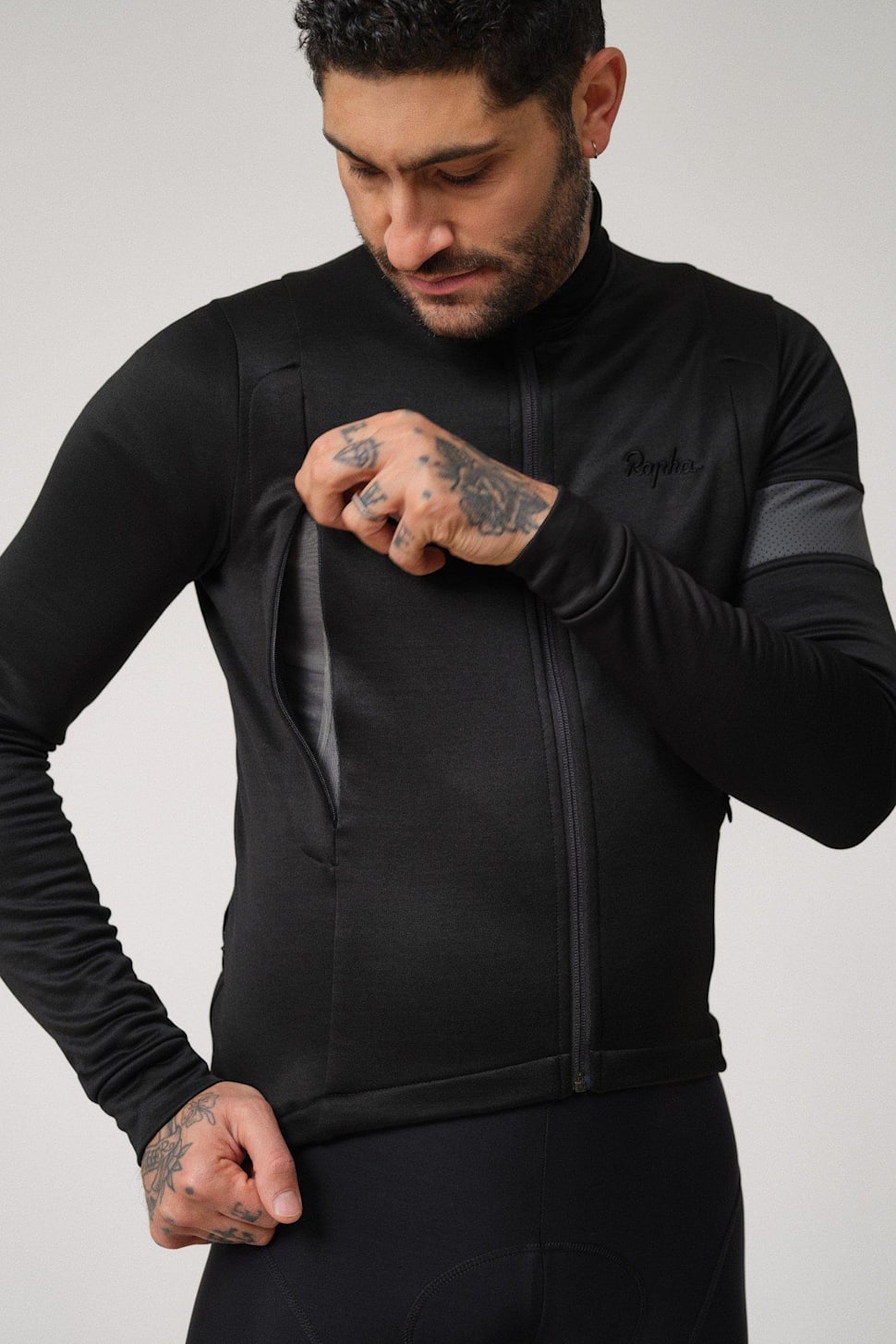 大人気新作 ウエア Rapha Winter Jersey M Black ウエア - www 