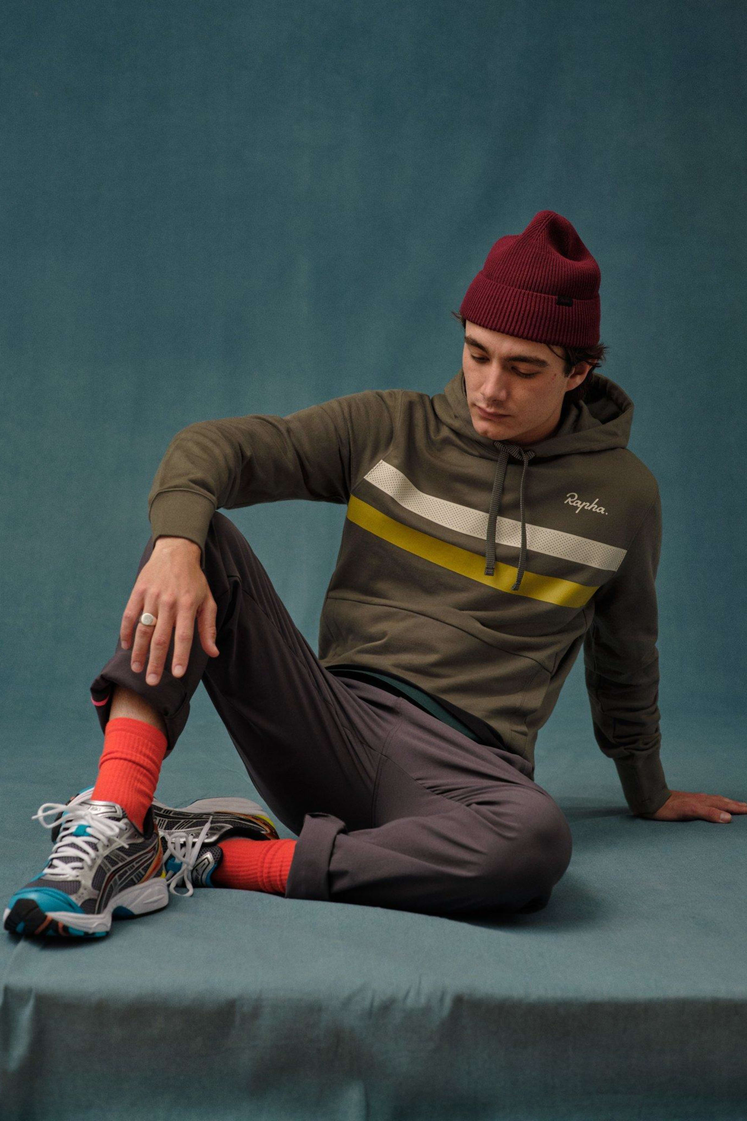 Rapha logo beanie top
