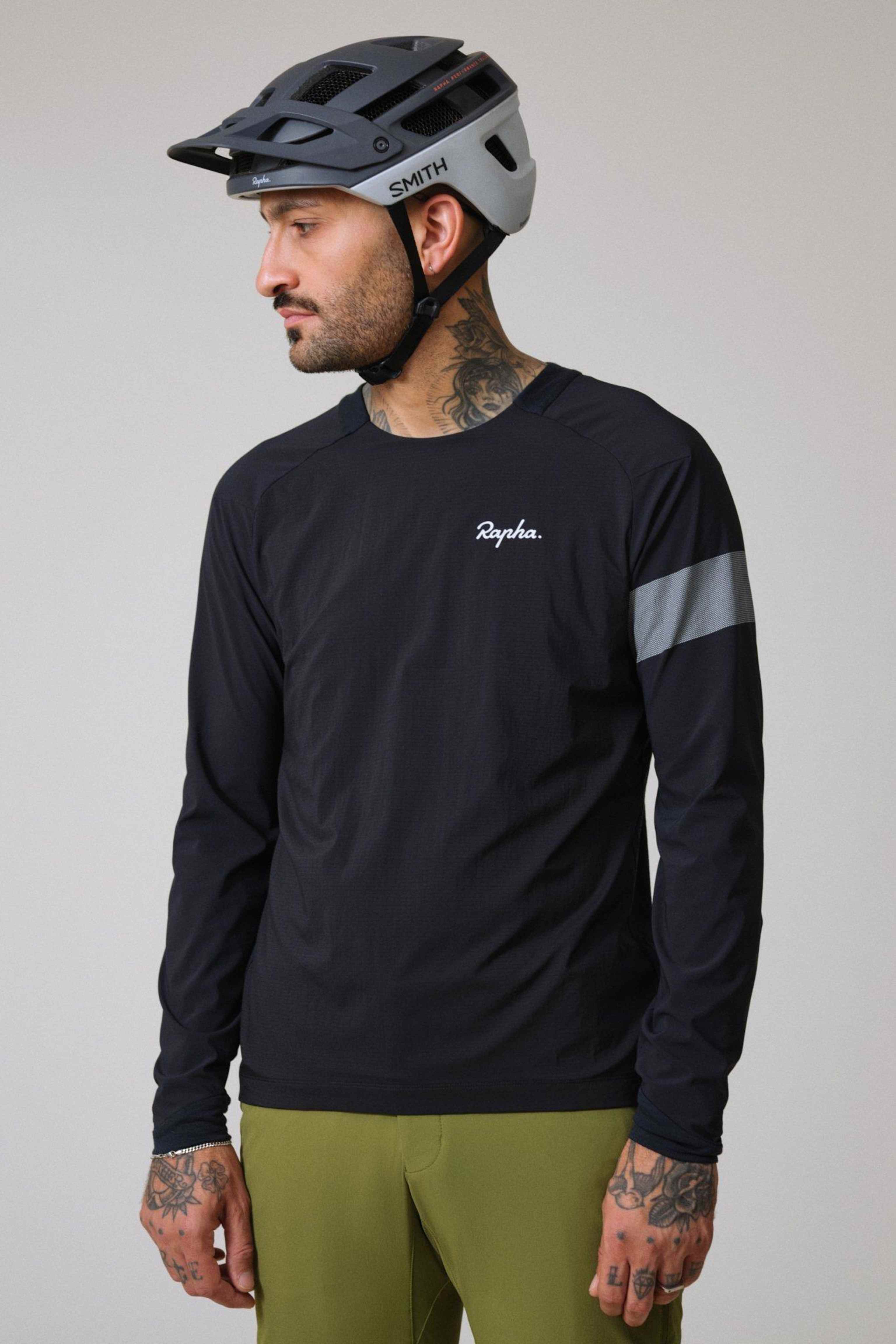 新品 Rapha メンズ トレイル ウィンドブロック ジャージ Lサイズ グレー メンズ トレイル フィナーレ ウィンドブロック ジャージ | Rapha